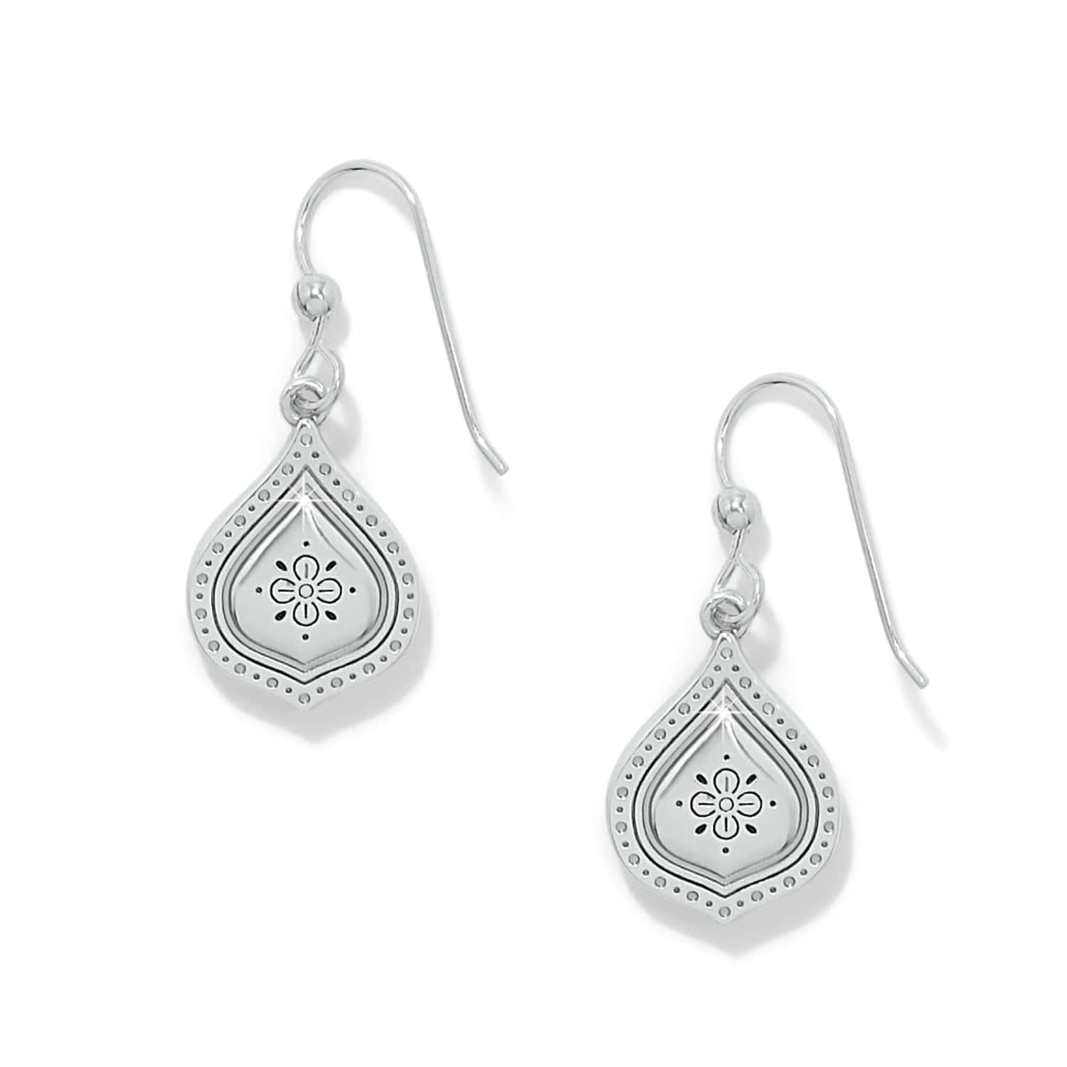 Mosaic Cerrillos Teardrop French Wire Earrings - Image 2