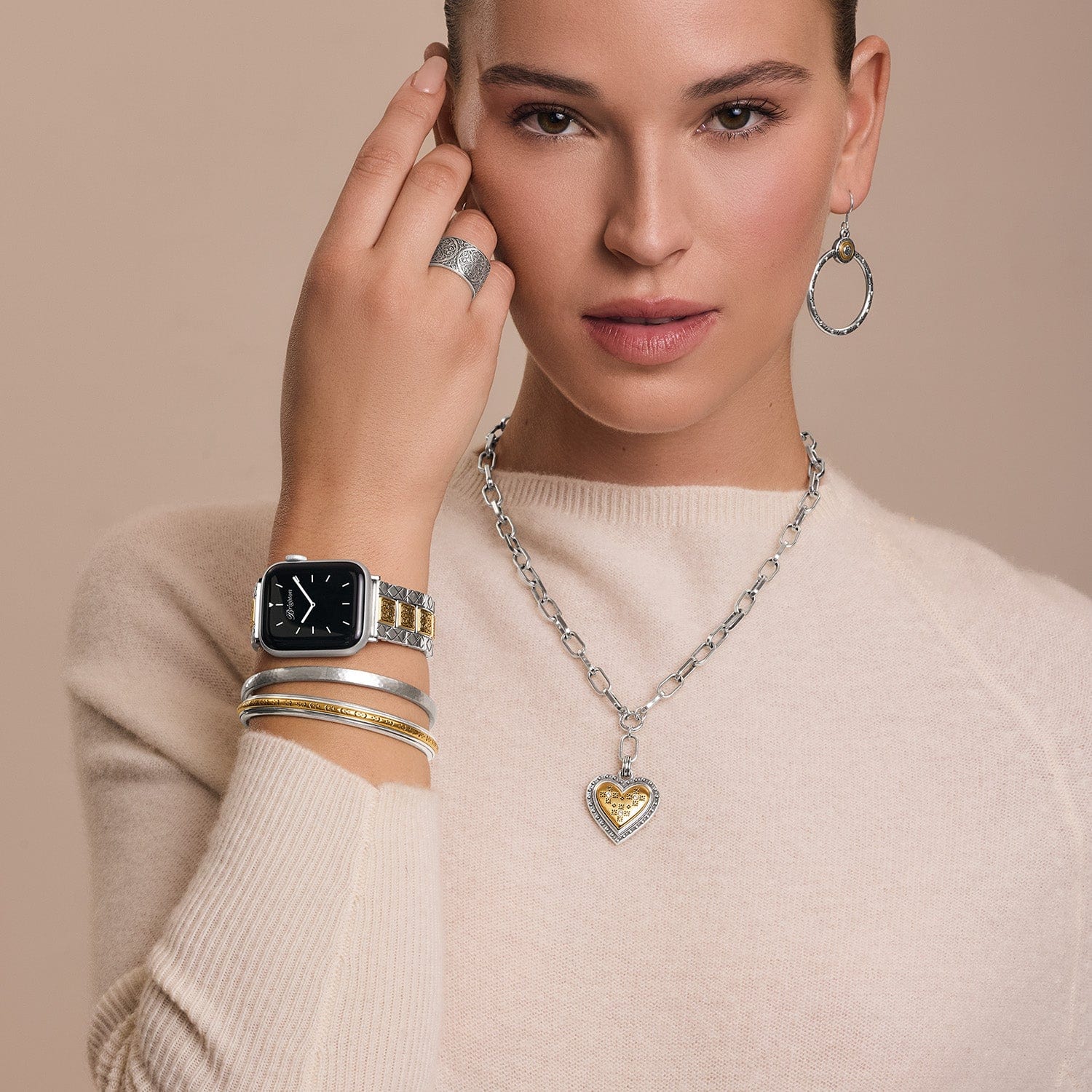 Mosaic Two Tone Watch Band - Image 4