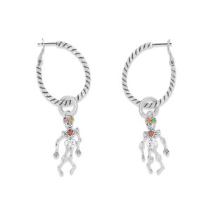 Mrs. Bones Charm Earrings
