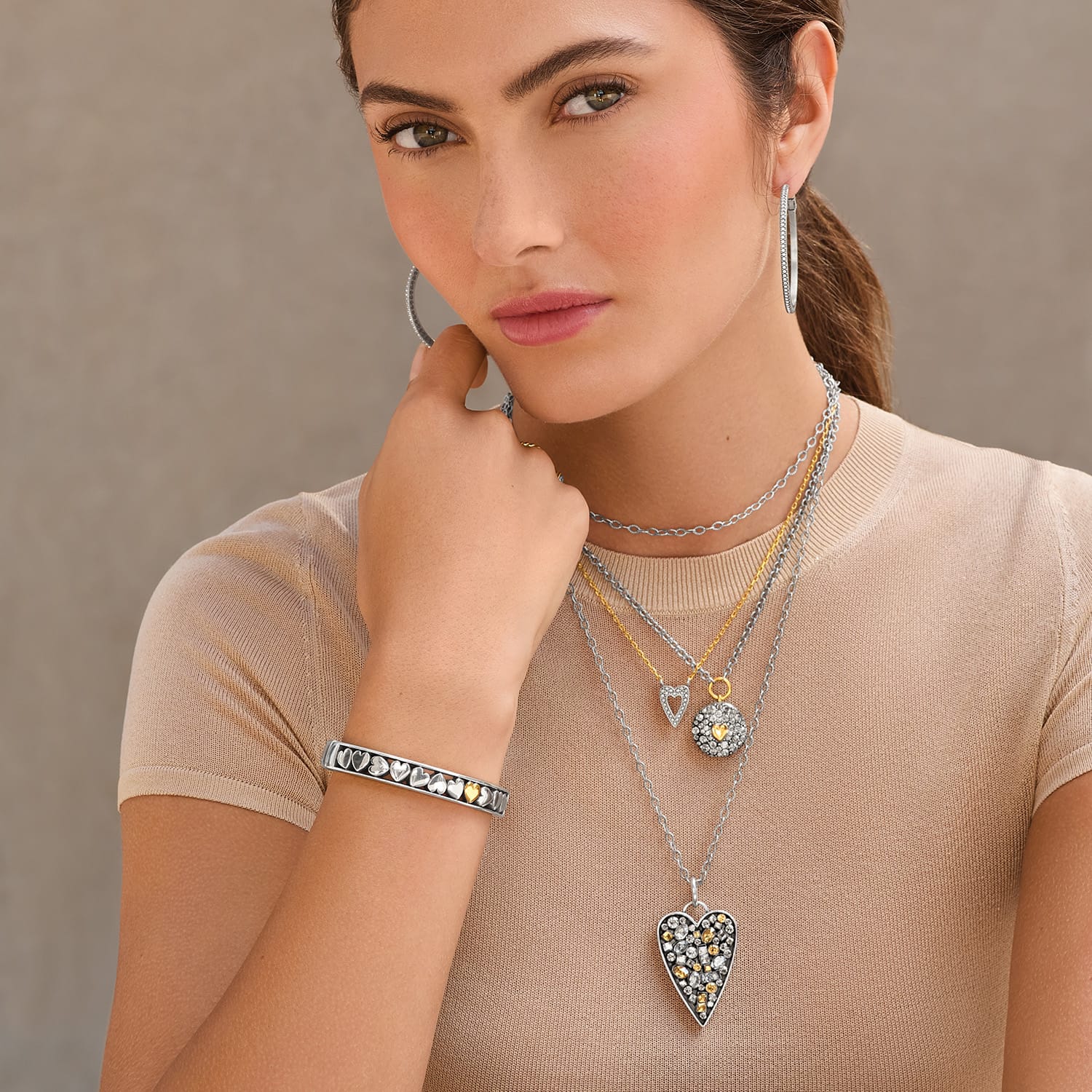 Mystery Of Love Golden Heart Necklace - Image 6
