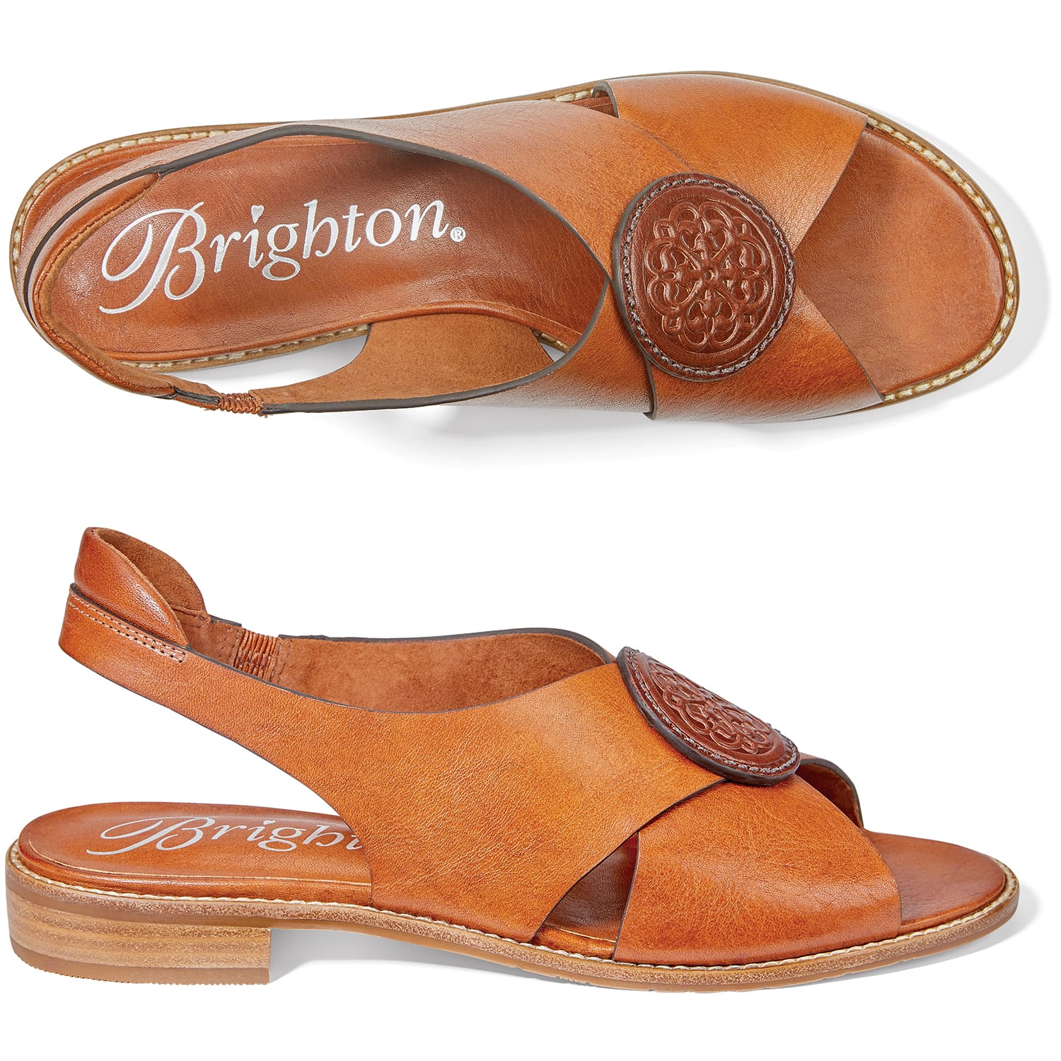 Nicole X Band Sling Sandals - Image 2