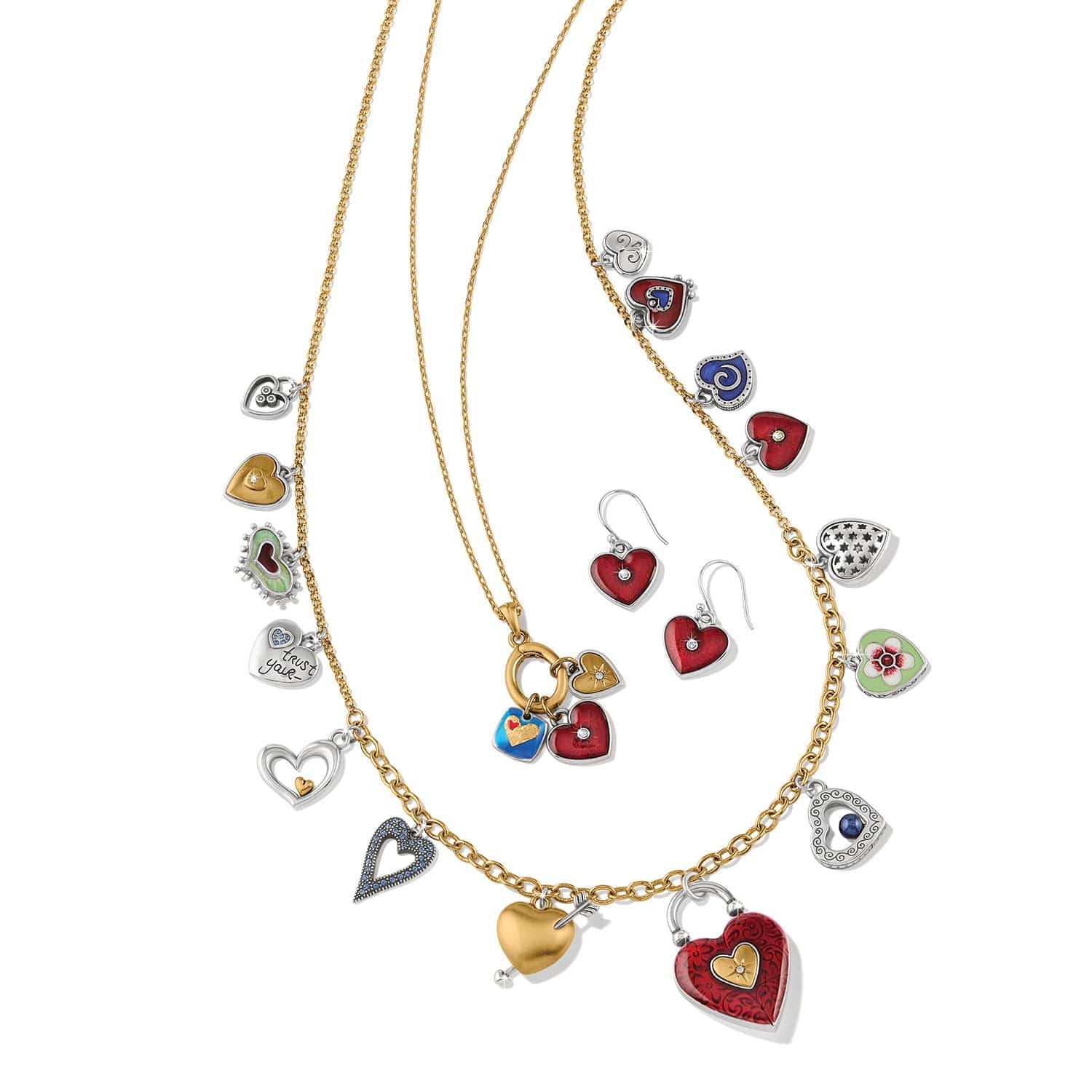 One Heart Color Short Necklace - Image 4