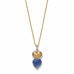 One Heart Duo Heart Petite Necklace