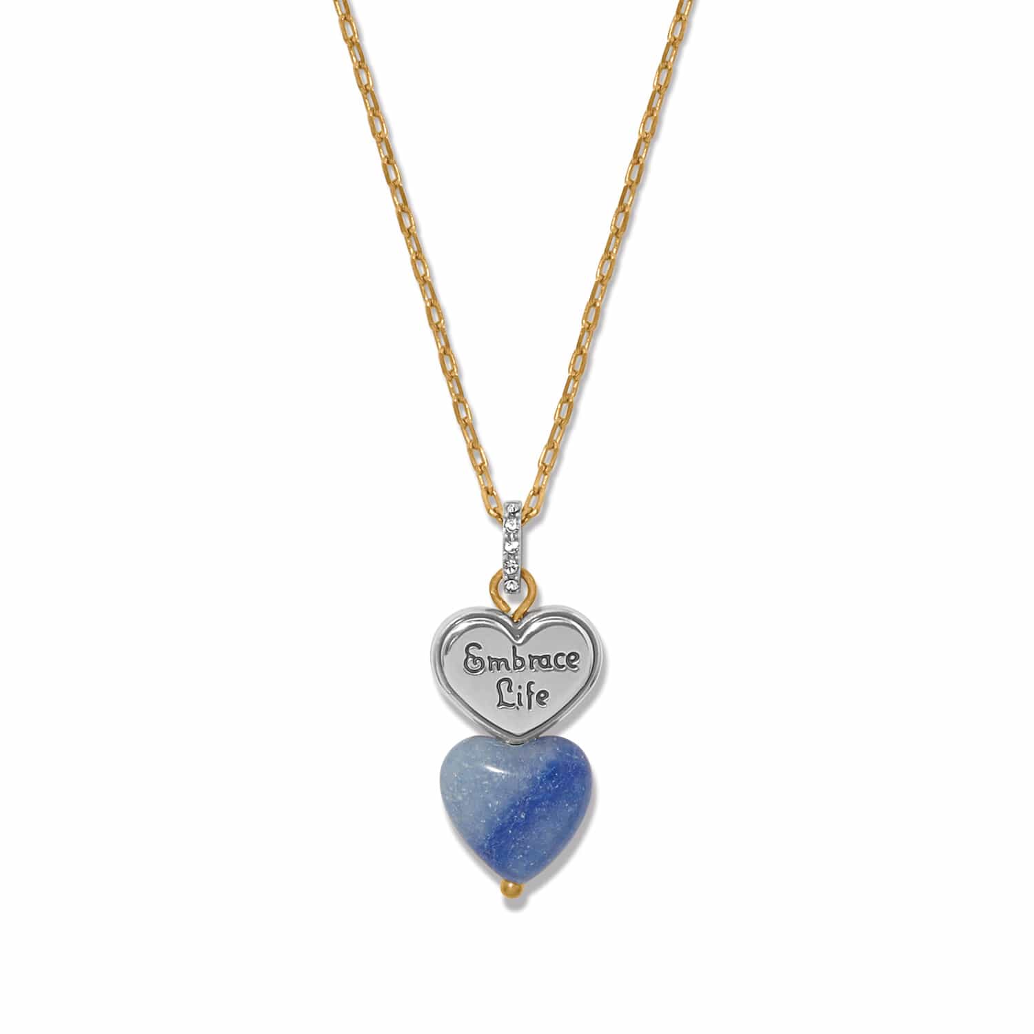 One Heart Duo Heart Petite Necklace - Image 2