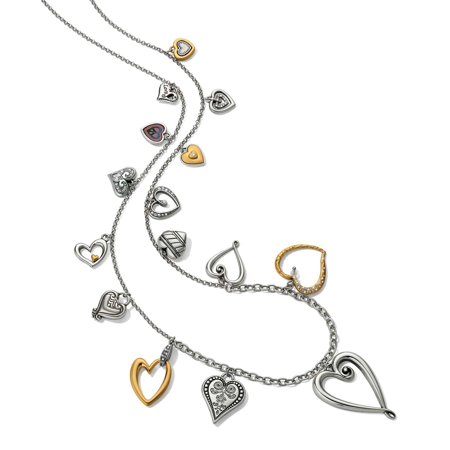 One Heart Large Long Necklace - Image 4