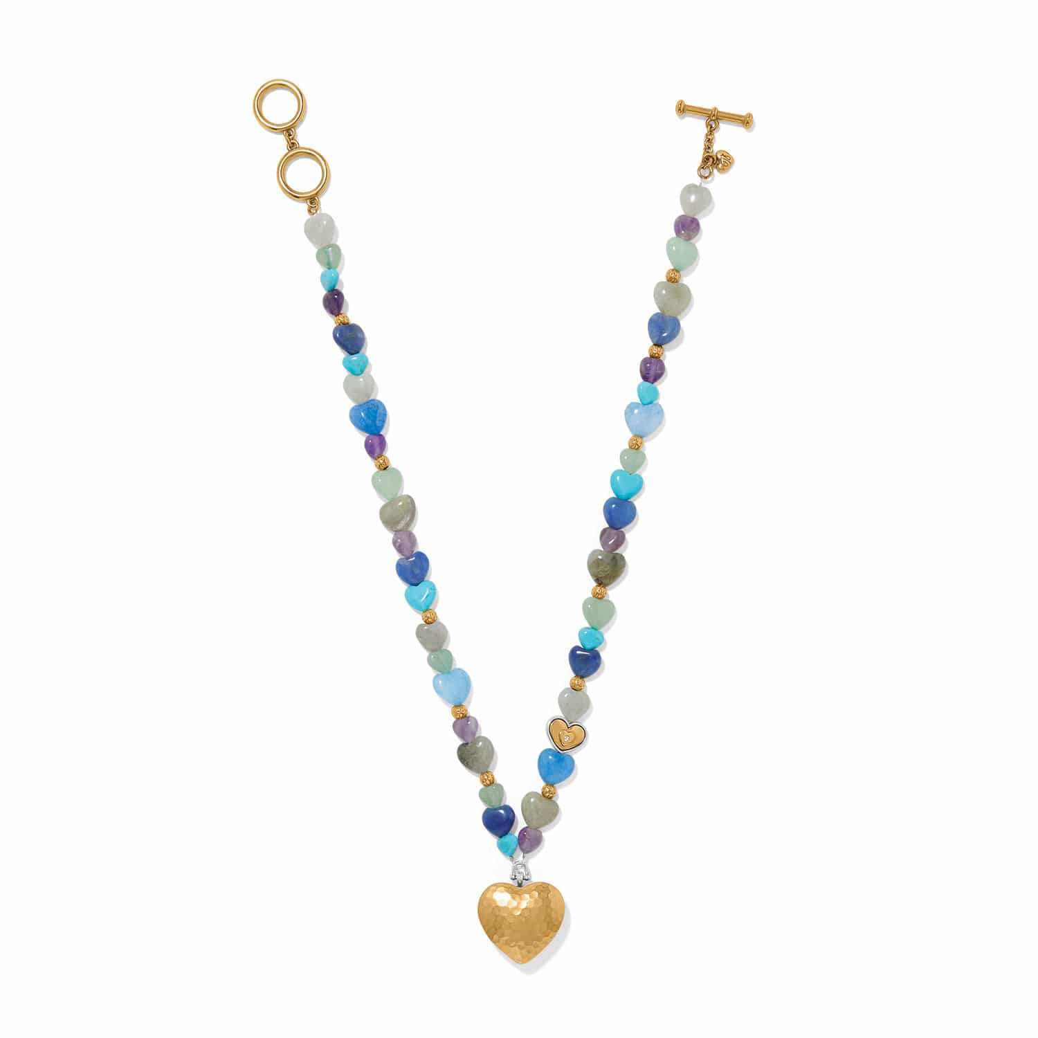 One Heart Multi Heart Bead Necklace - Image 3