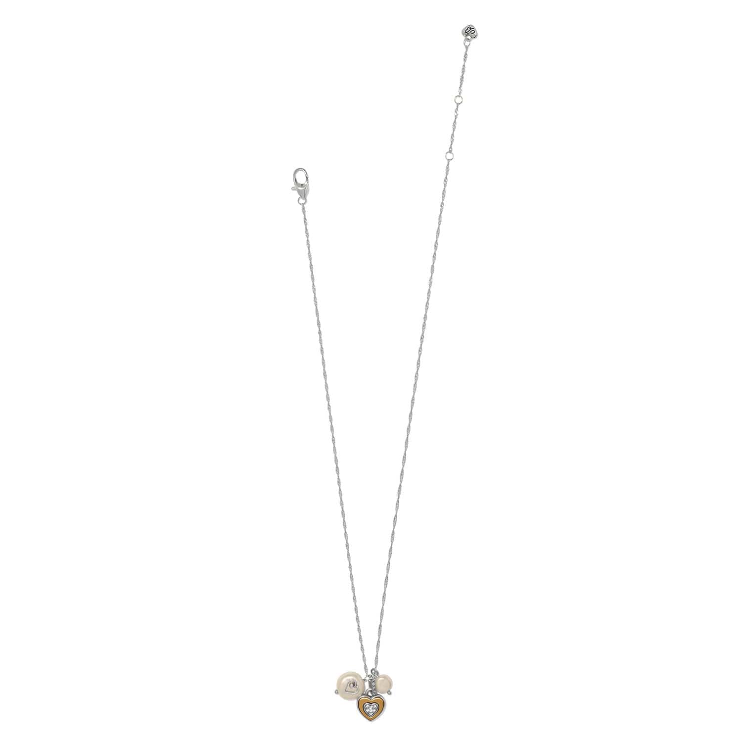 One Heart Pearl Short Necklace - Image 3