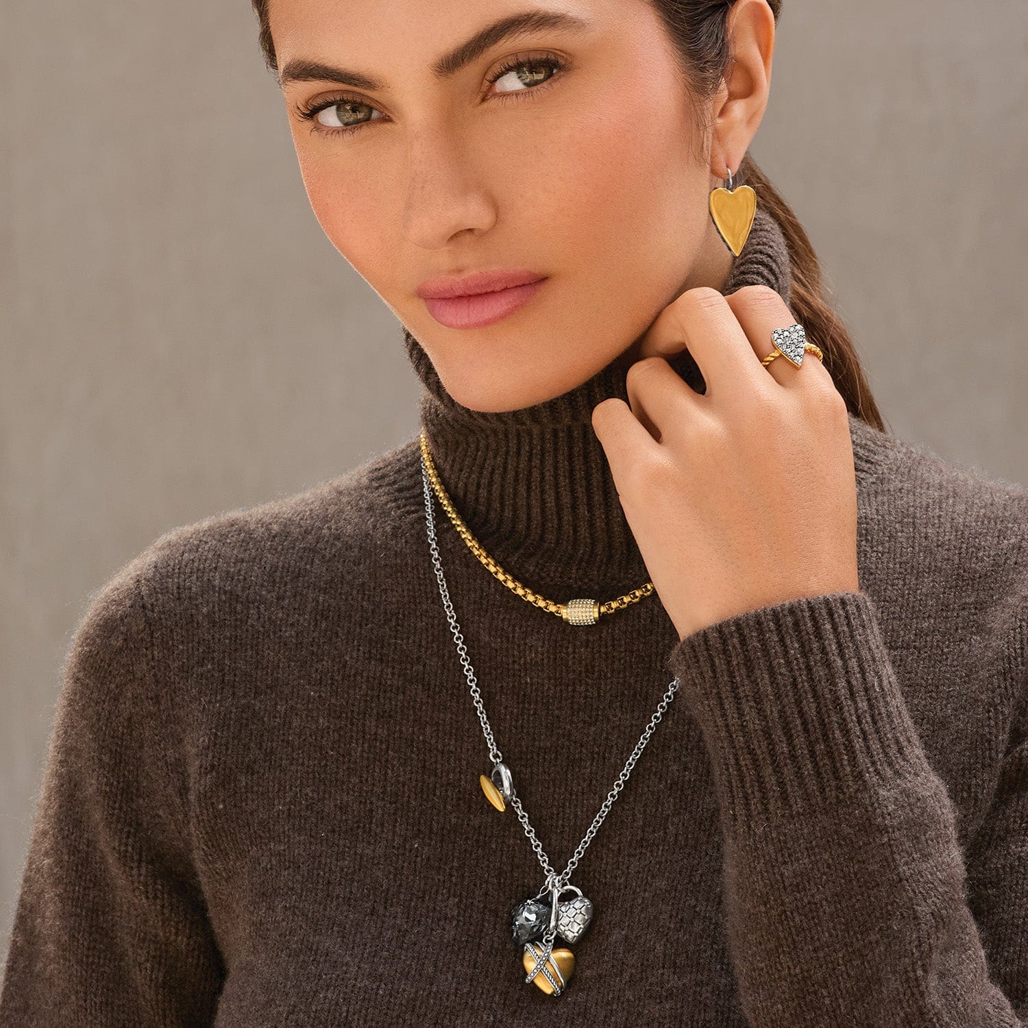 One Heart Toggle Necklace - Image 3