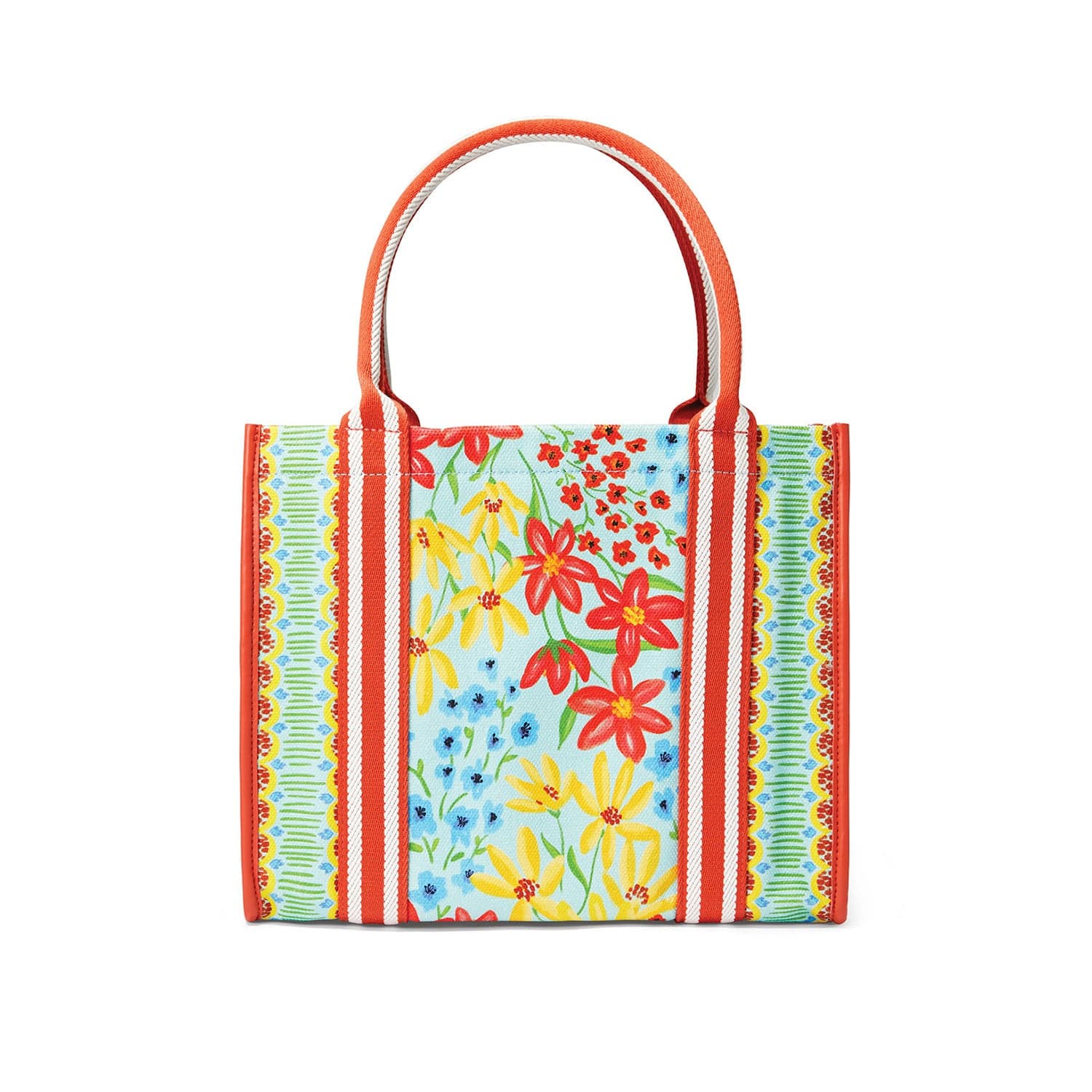 Painterly Garden Canvas Carryall - Image 3