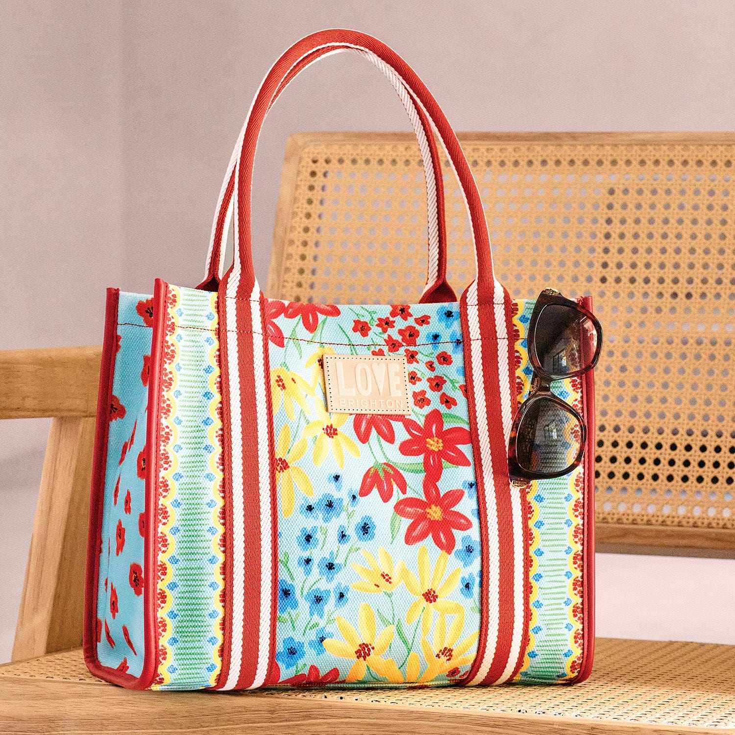 Painterly Garden Canvas Carryall - Image 5
