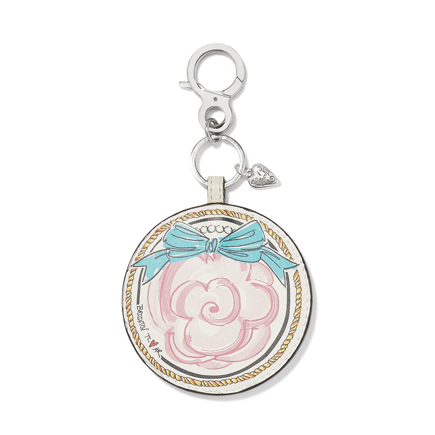 Paris Blooms Sparkle Kitty Handbag Fob - Image 2