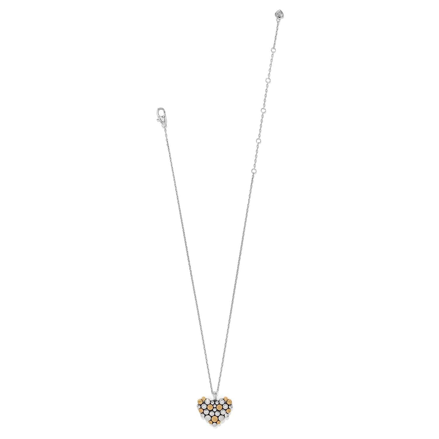 Pebble Edge Heart Necklace - Image 3