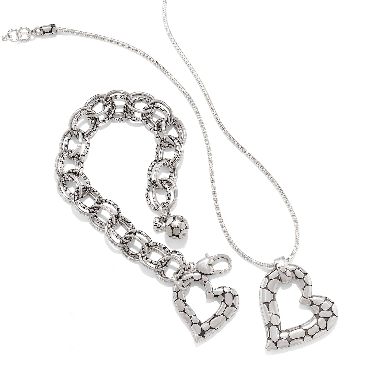Pebble Heart Necklace - Image 3