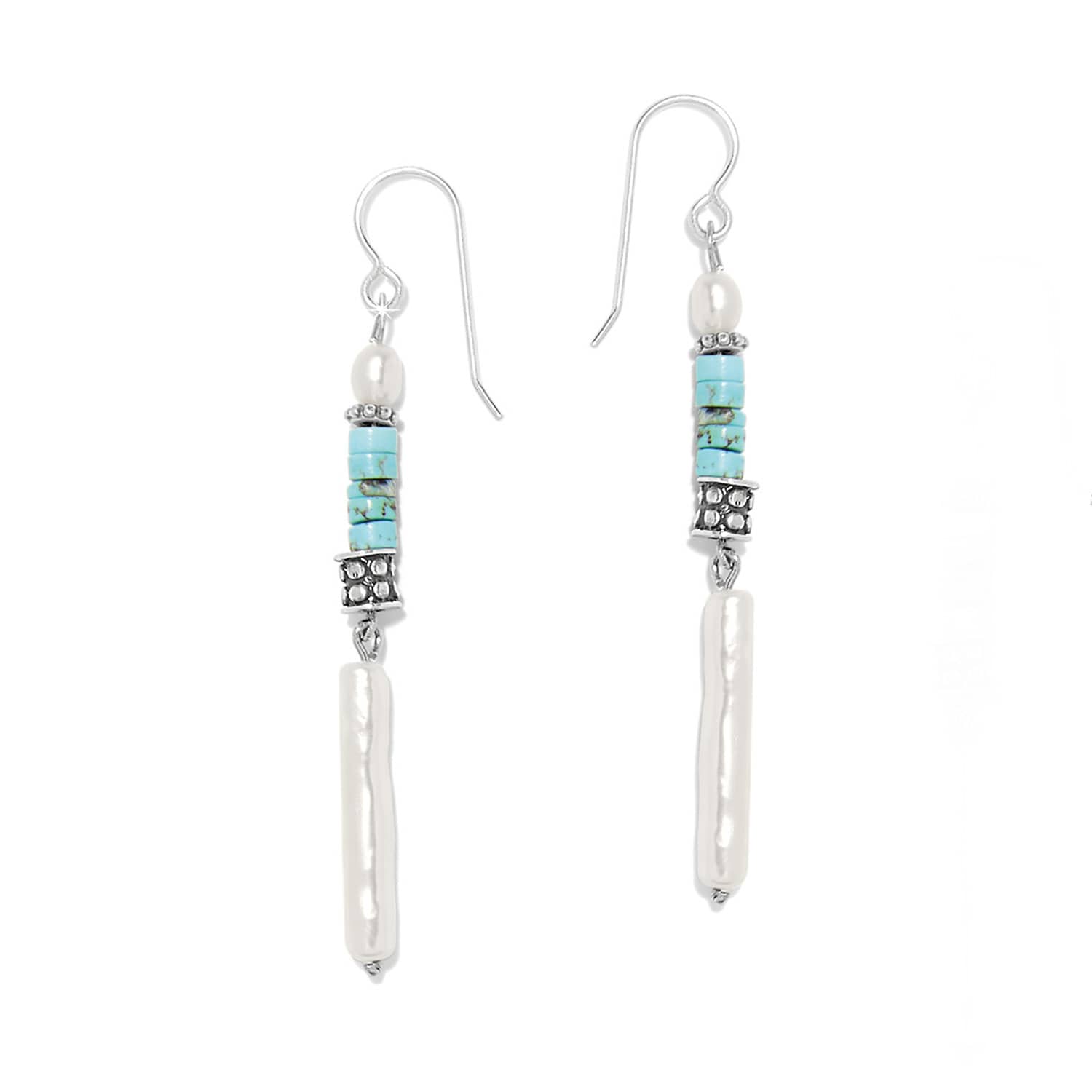 Pebble Pearl Coast French Wire Earrings - Image 2