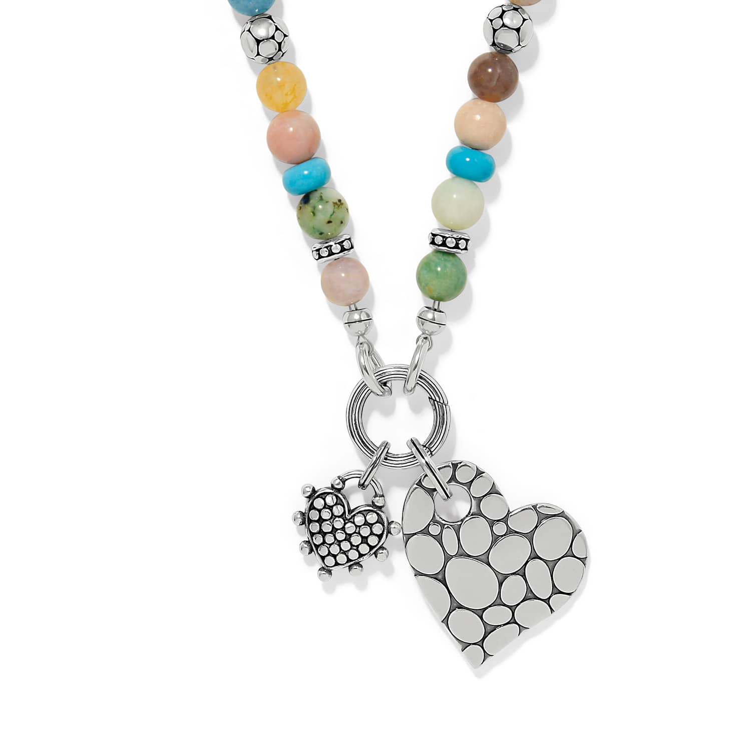 Pebble Sweet Hearts Token Charm Necklace - Image 2