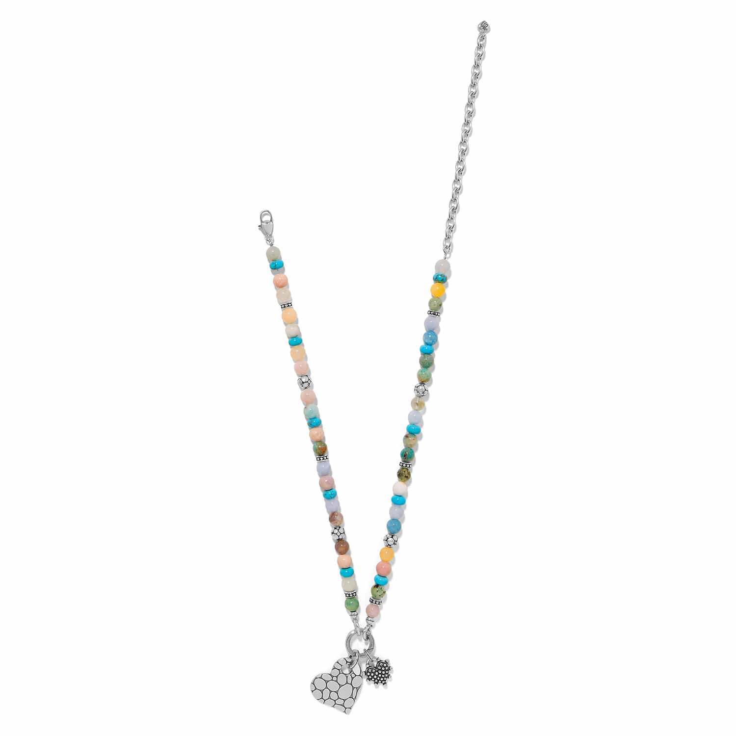 Pebble Sweet Hearts Token Charm Necklace - Image 3