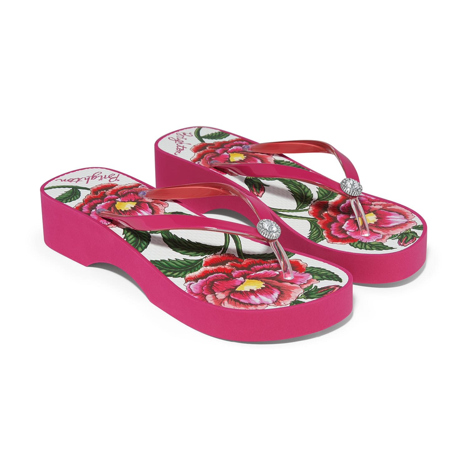 Petal Fuchsia Platform Flip Flops - Image 2