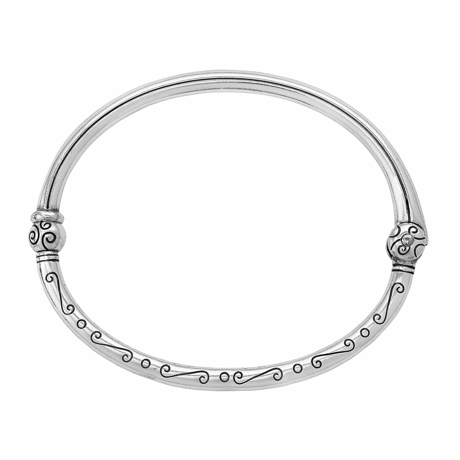 Pink Heart Charm Bangle - Image 3