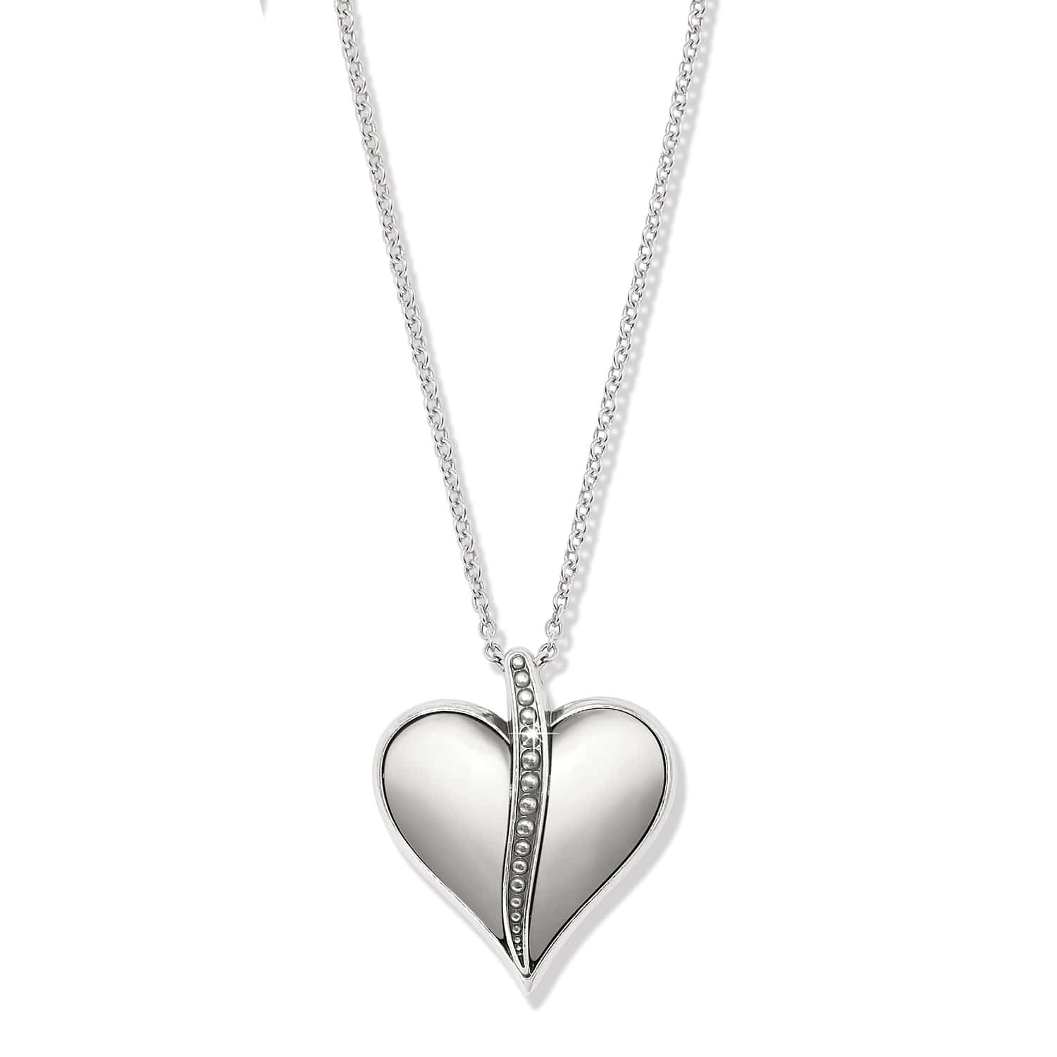 Precious Heart Two Tone Necklace - Image 2