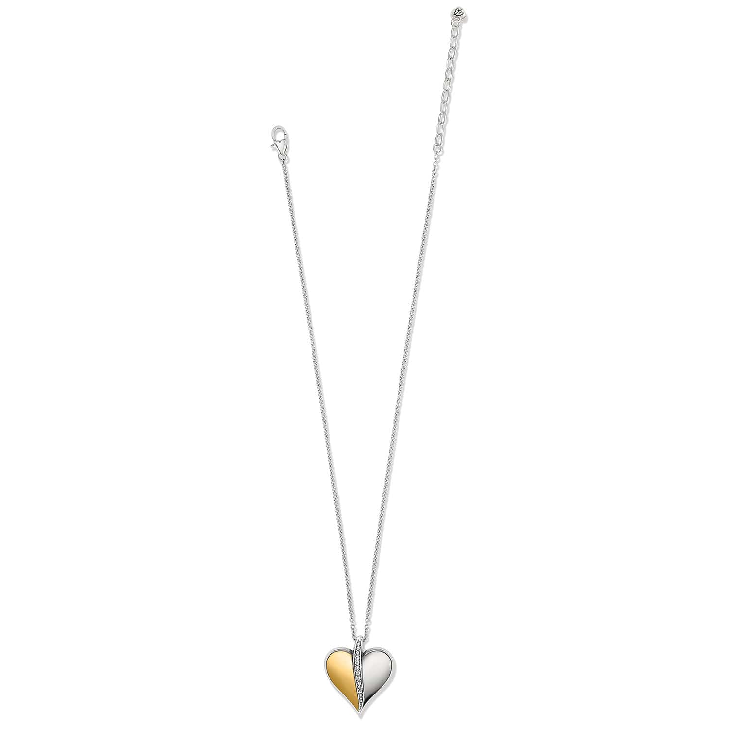 Precious Heart Two Tone Necklace - Image 3