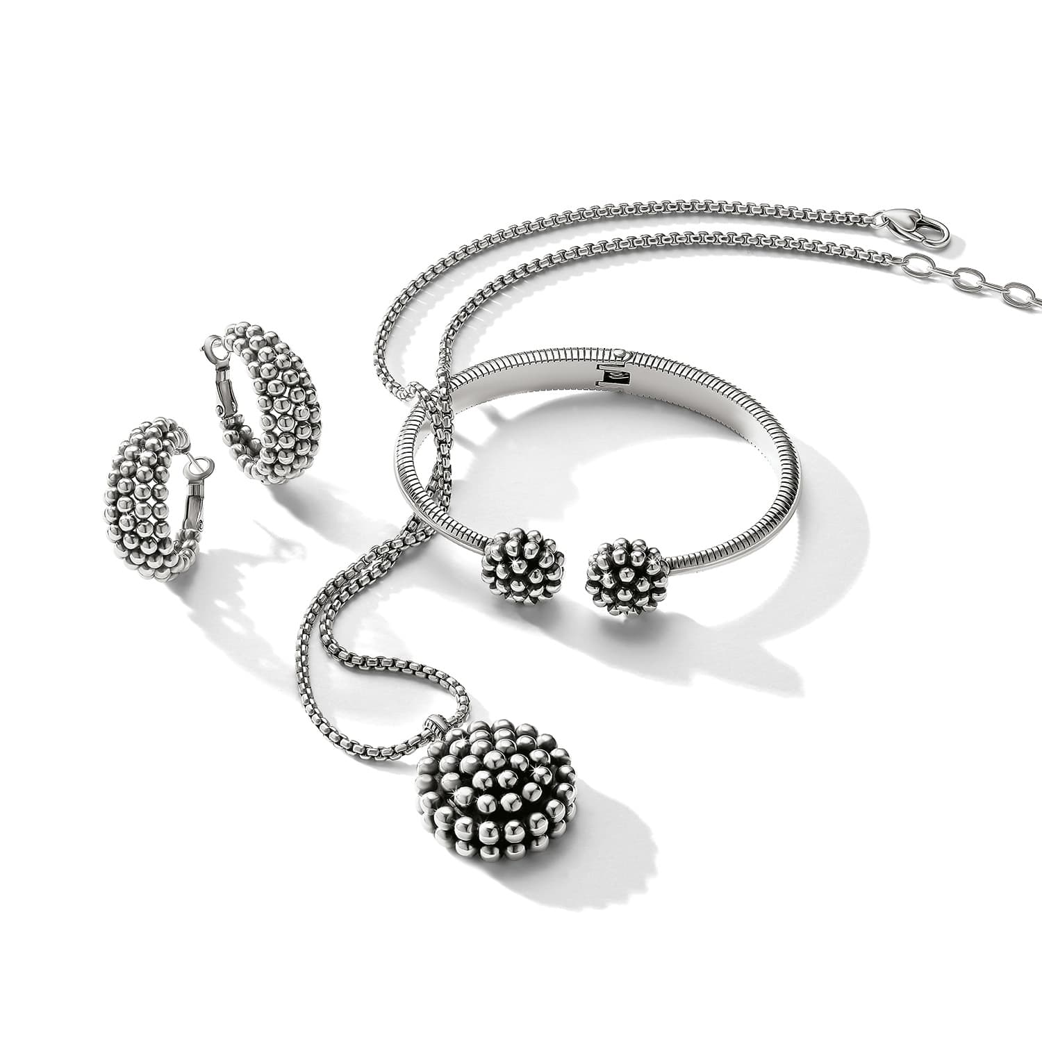 Pretty Tough Blossom Open Hinged Bangle - Image 4