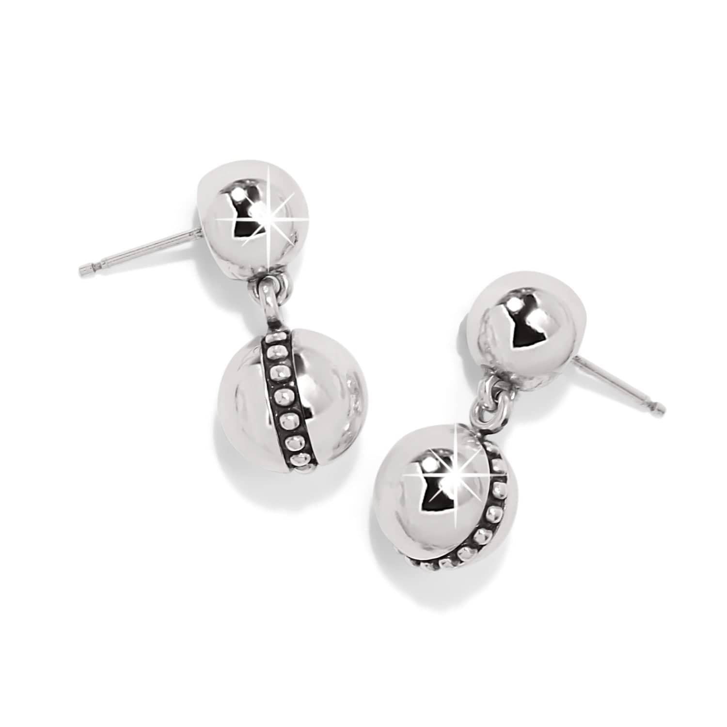 Pretty Tough Bold Stud Post Drop Earrings Gift Box - Image 3