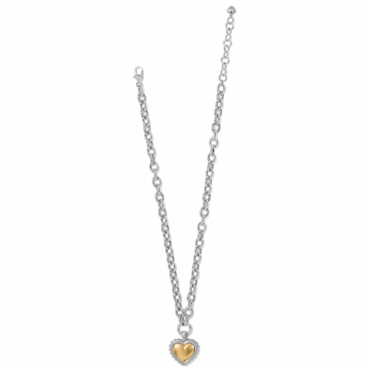 Pretty Tough Bold Two Tone Necklace - Image 3