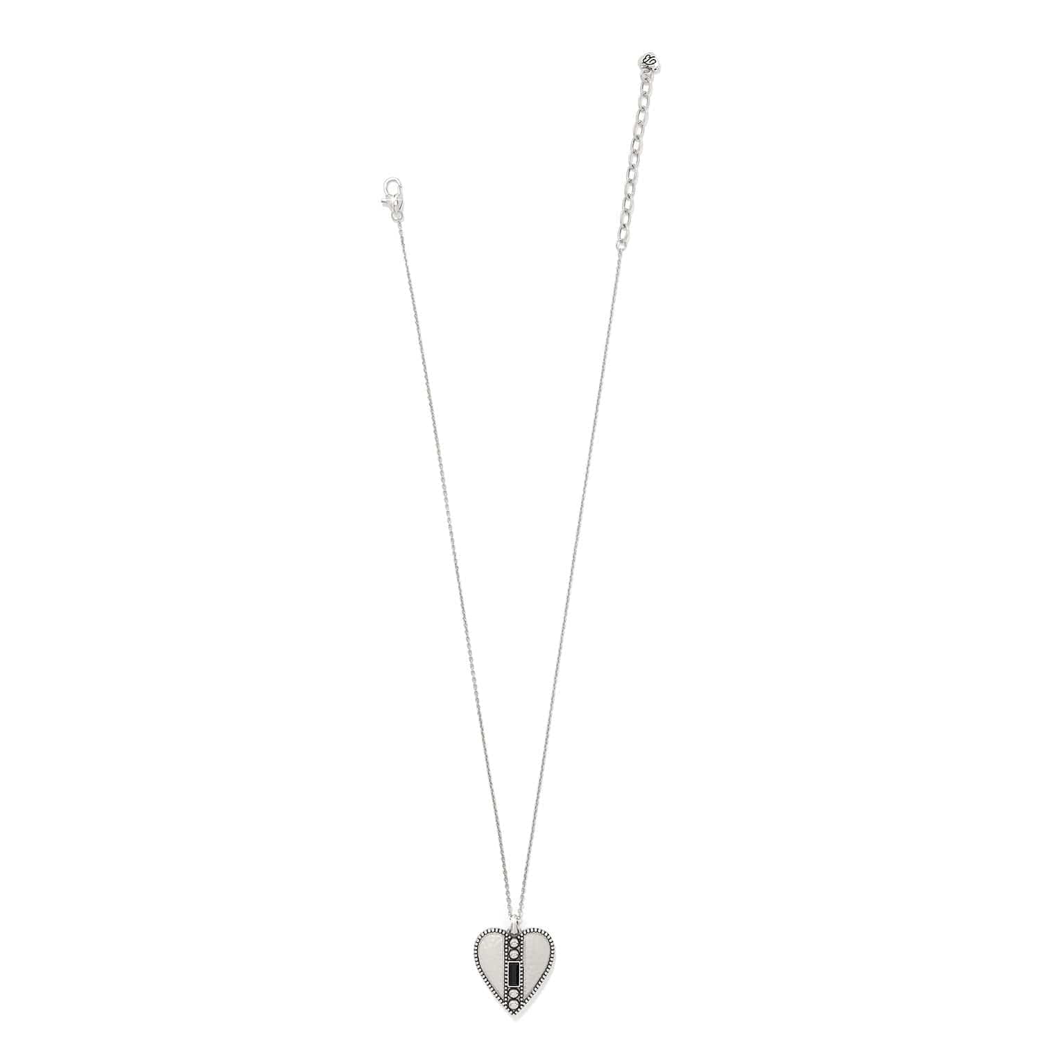 Pretty Tough Gem Heart Necklace - Image 3