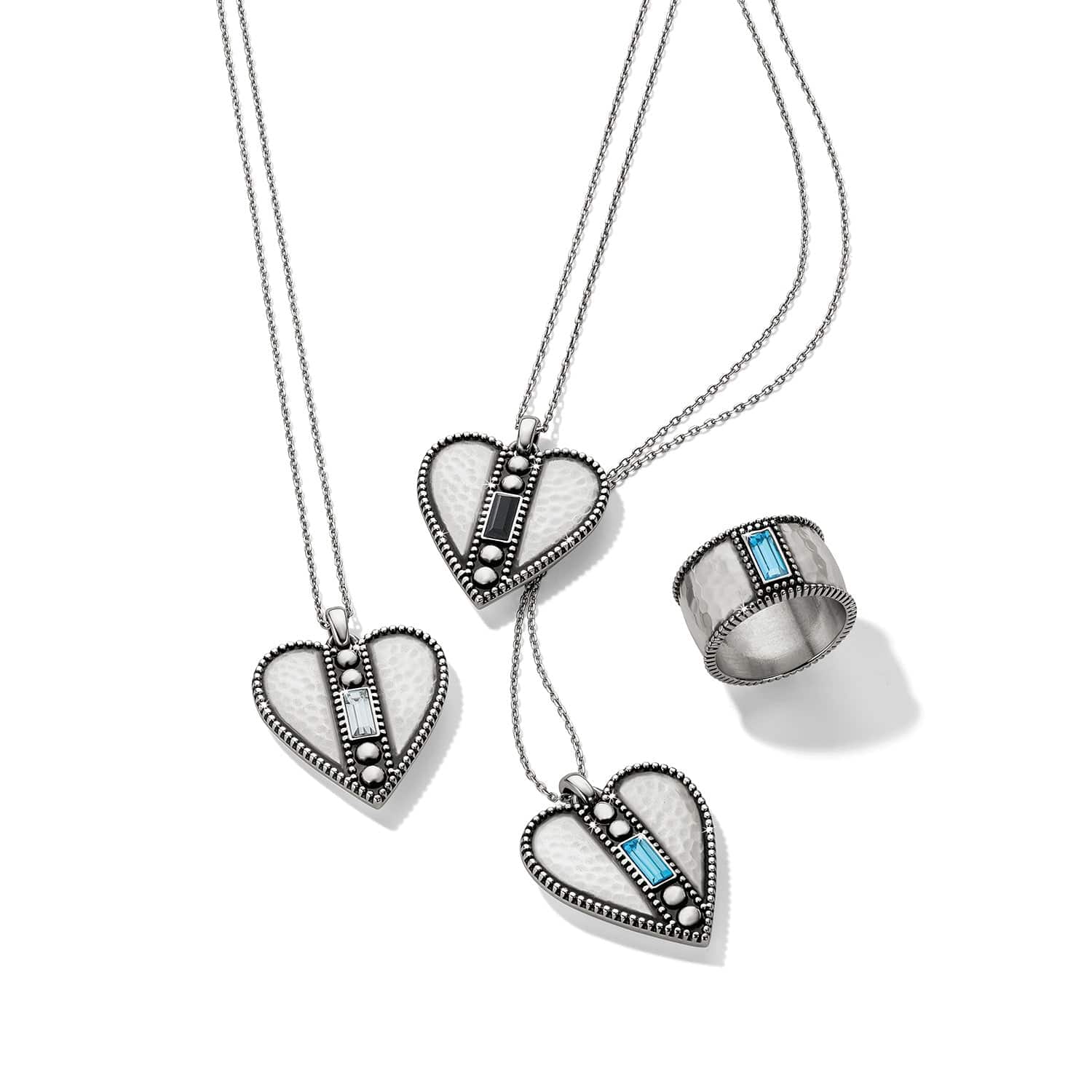 Pretty Tough Gem Heart Necklace - Image 8