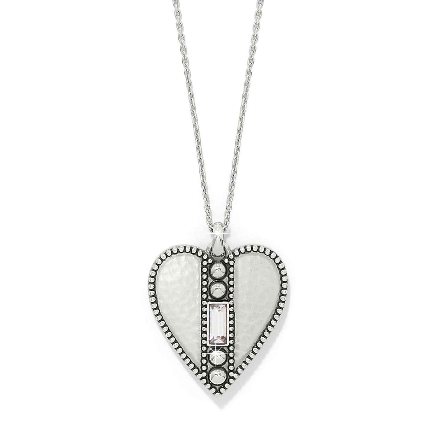 Pretty Tough Gem Heart Necklace - Image 4