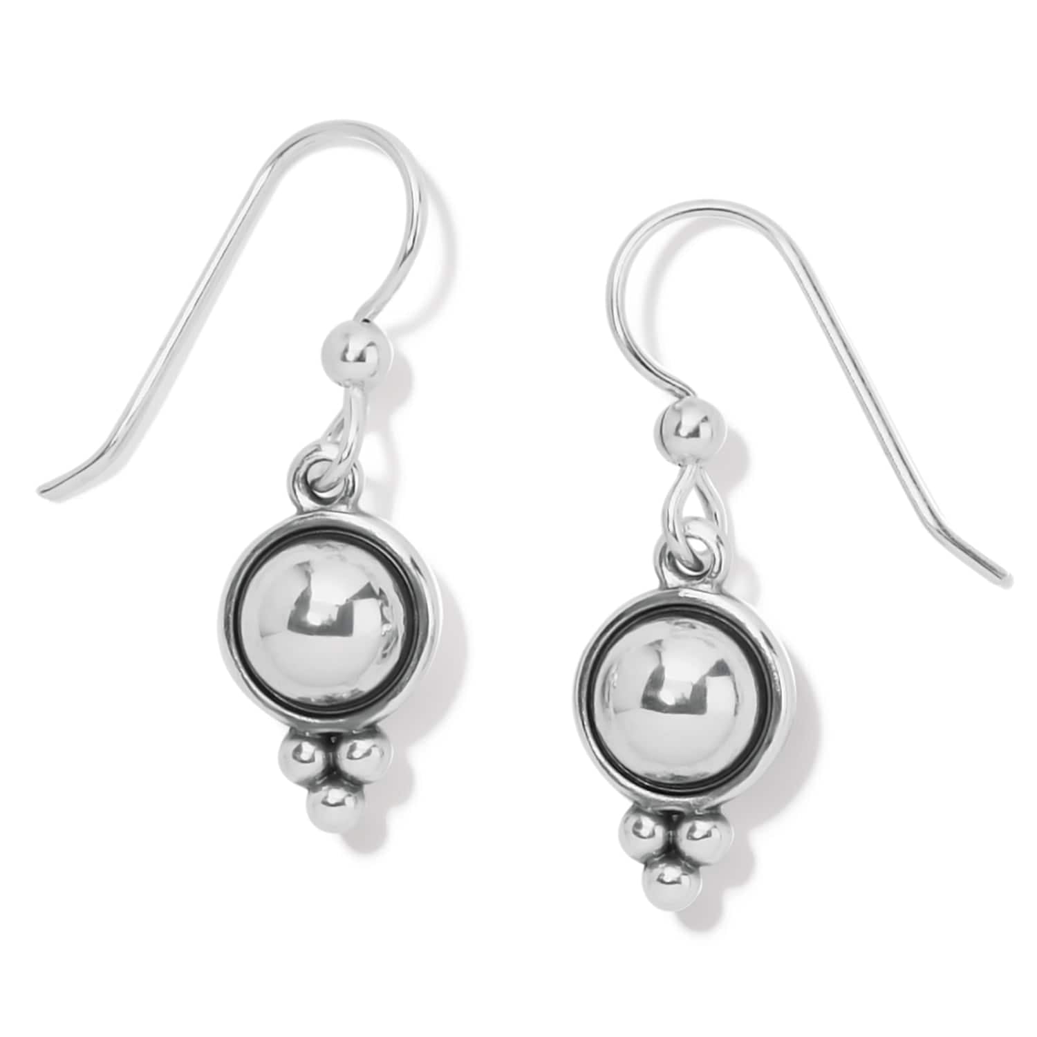 Pretty Tough Stud French Wire Earrings - Image 2