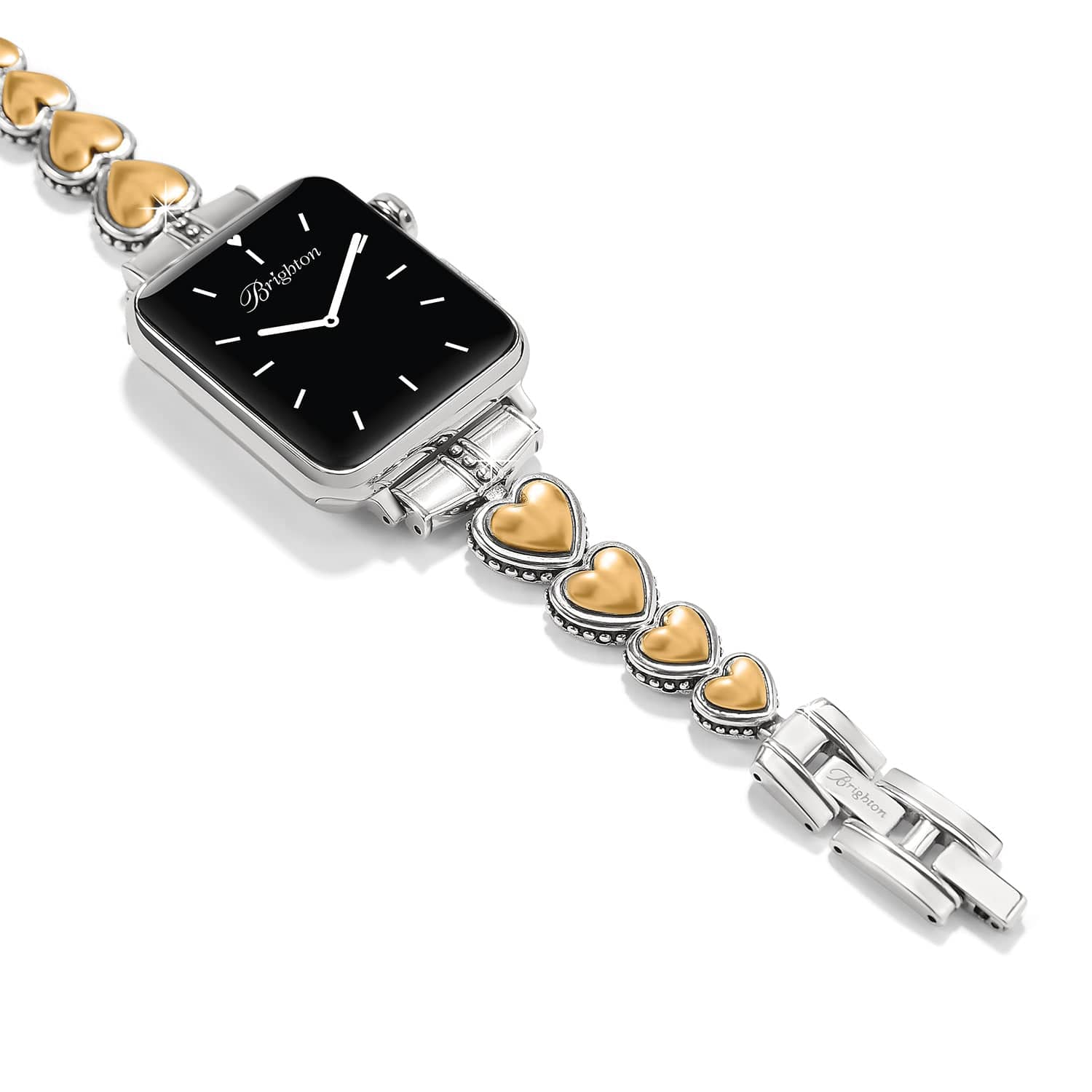 Pretty Tough Two Tone Heart Watch Band - Image 2