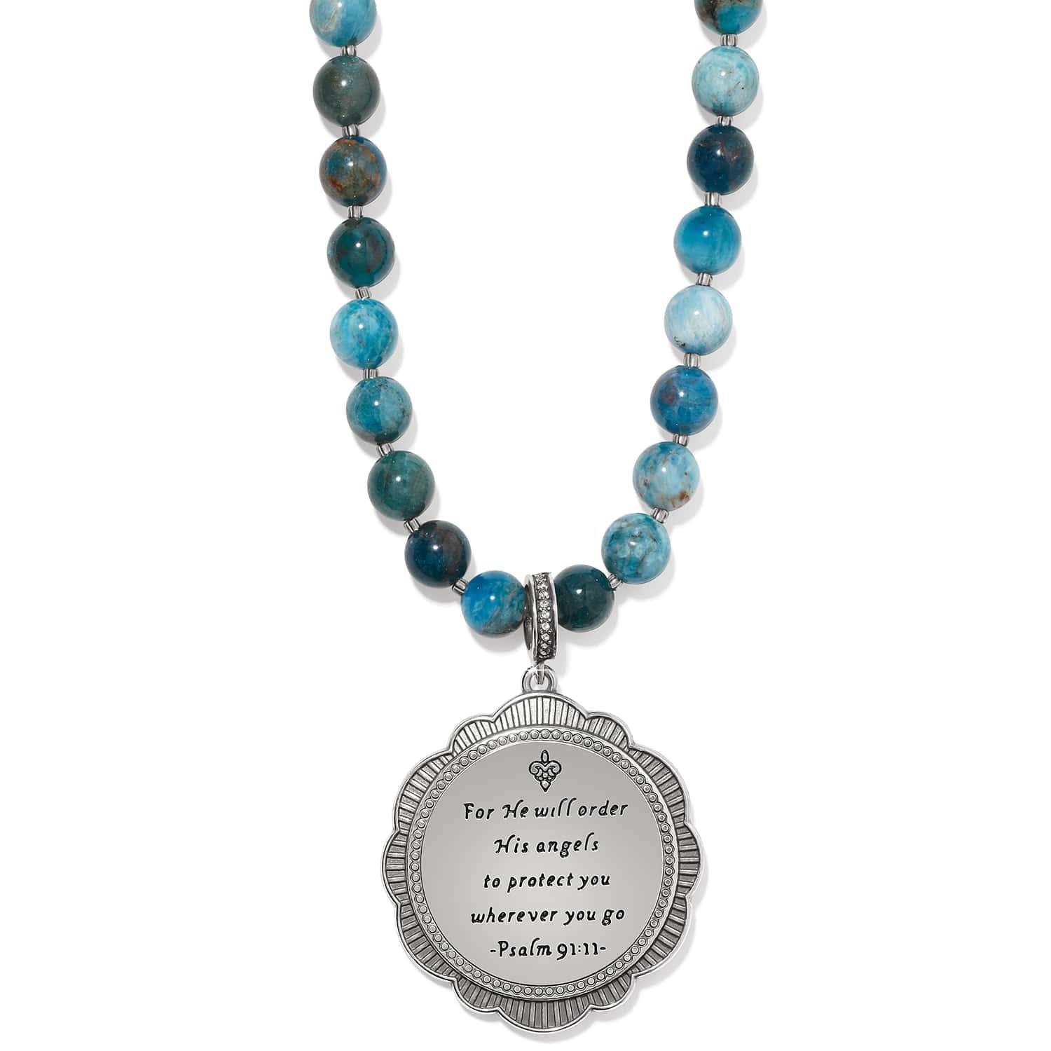 Protection Angel Medallion Necklace - Image 2