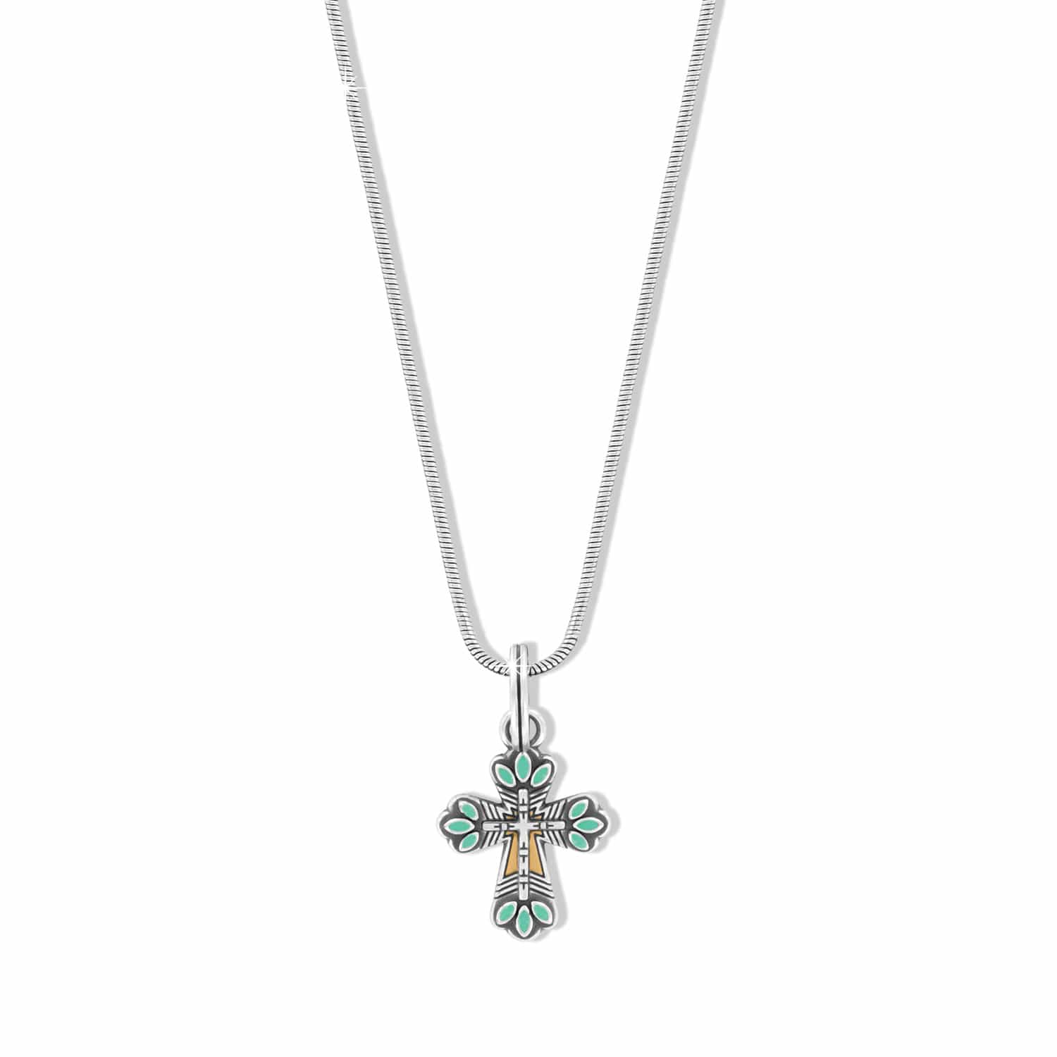 Pueblo Cross Charm Necklace