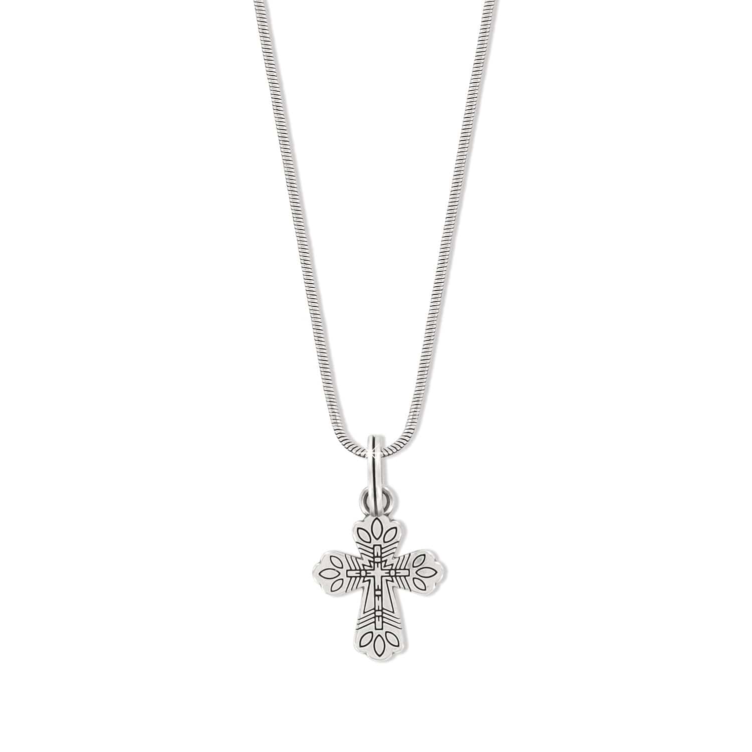 Pueblo Cross Charm Necklace - Image 2