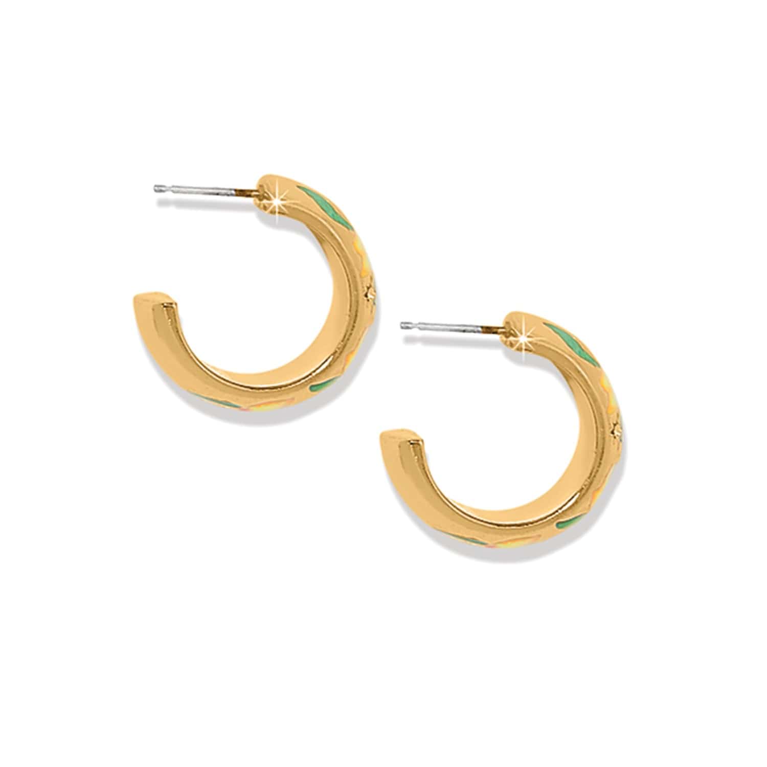 Reverie Flower Hoop Earrings - Image 4