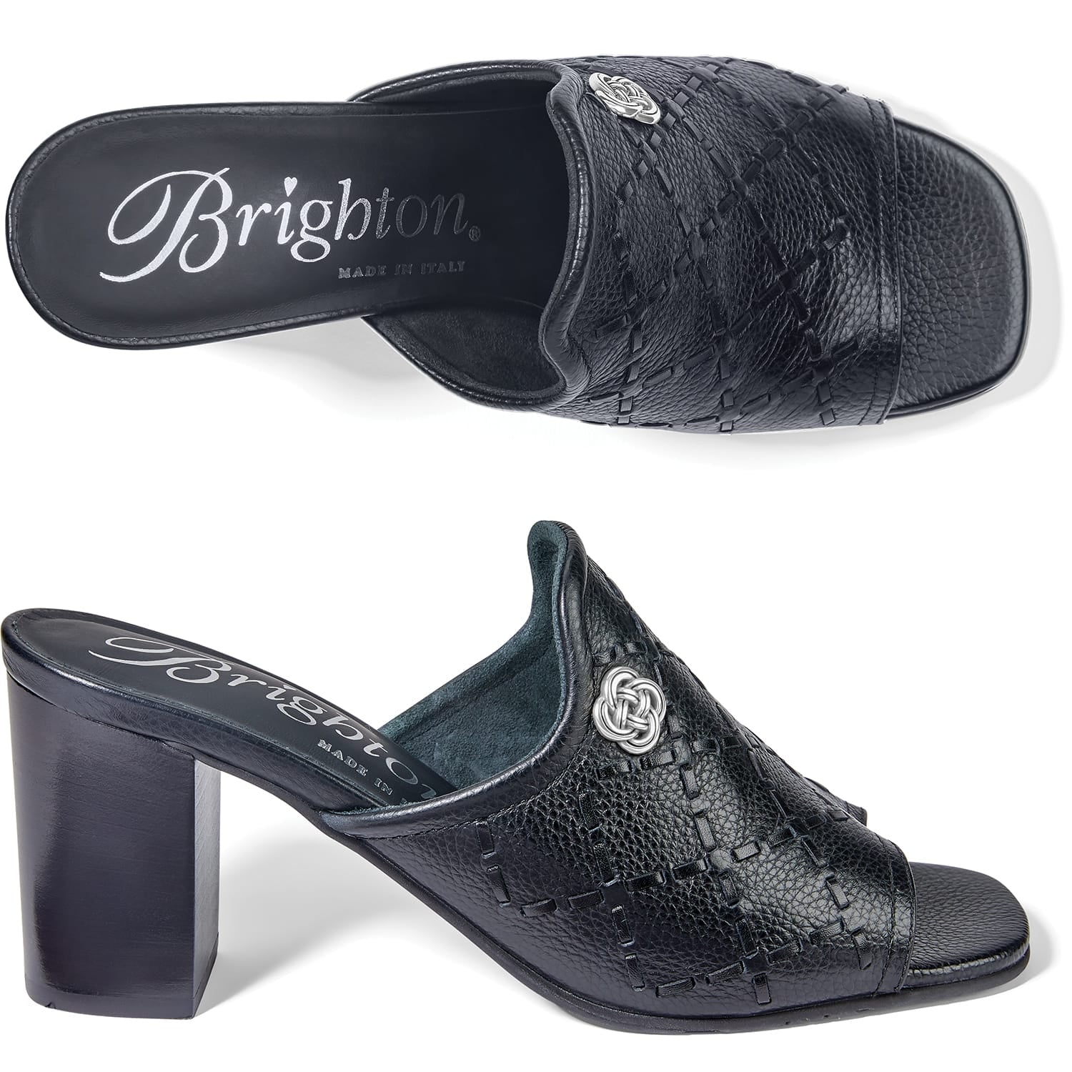 Riley Laced Heel Slides - Image 2