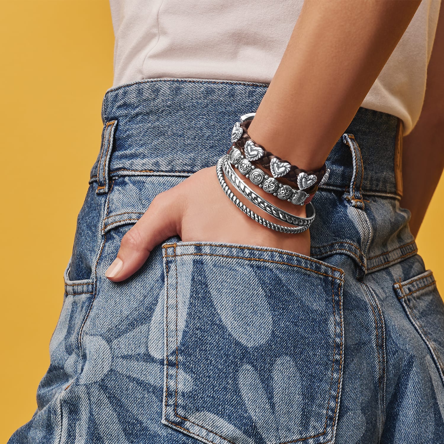 Roped Heart Braid Bandit Bracelet - Image 5