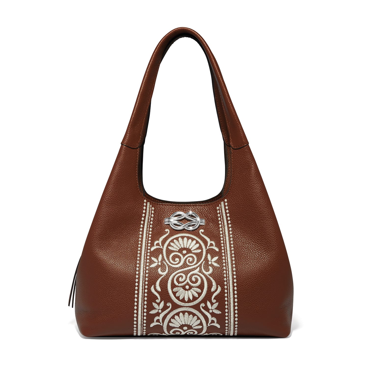Selene Embroidered Shoulder Bag - Image 6