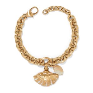 Solstice Shell Charm Bracelet