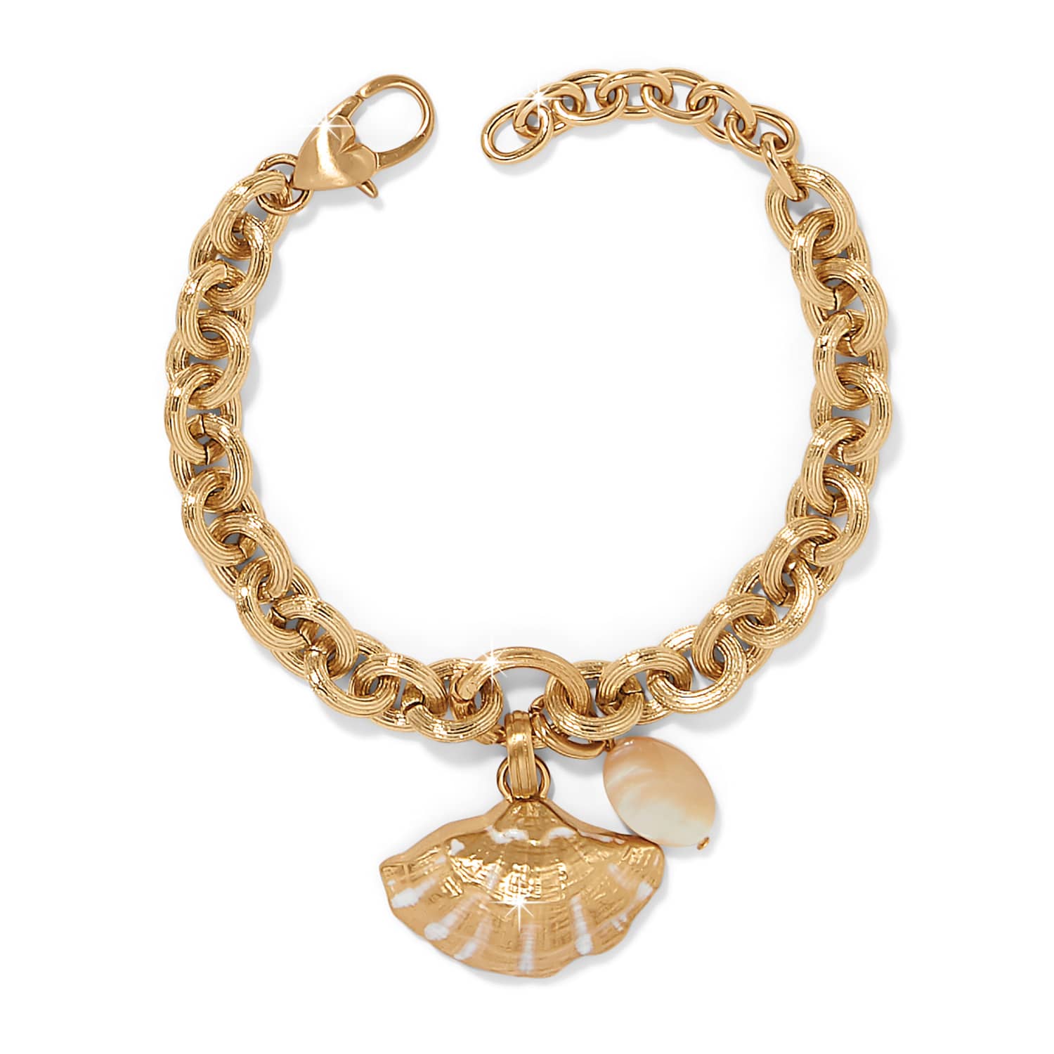 Solstice Shell Charm Bracelet