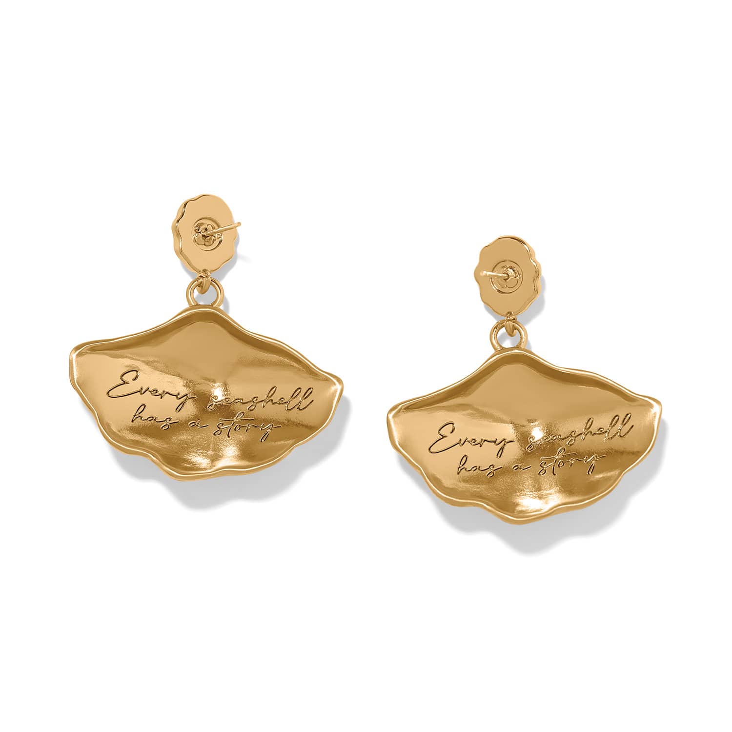 Solstice Shell Post Earrings - Image 2