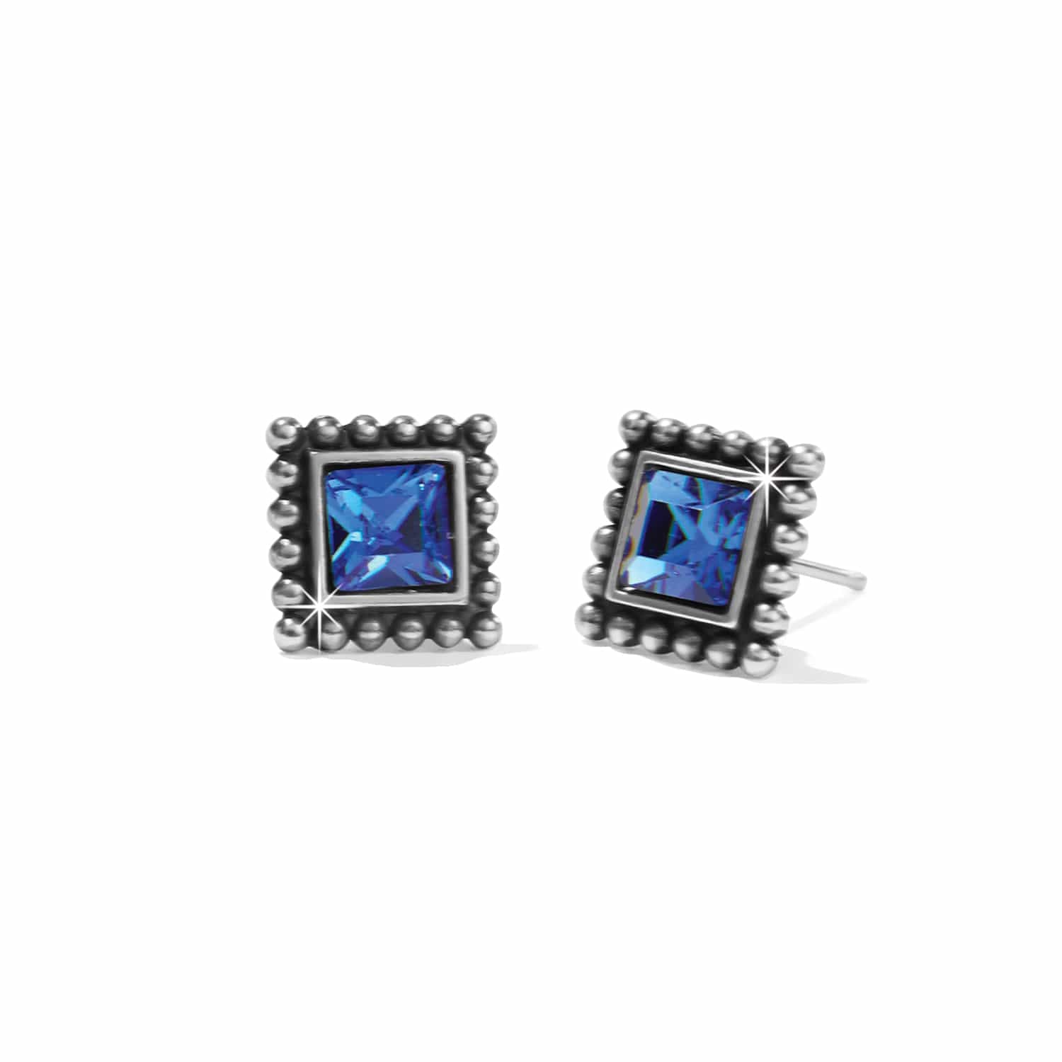 Sparkle Square Mini Post Earrings - Image 9