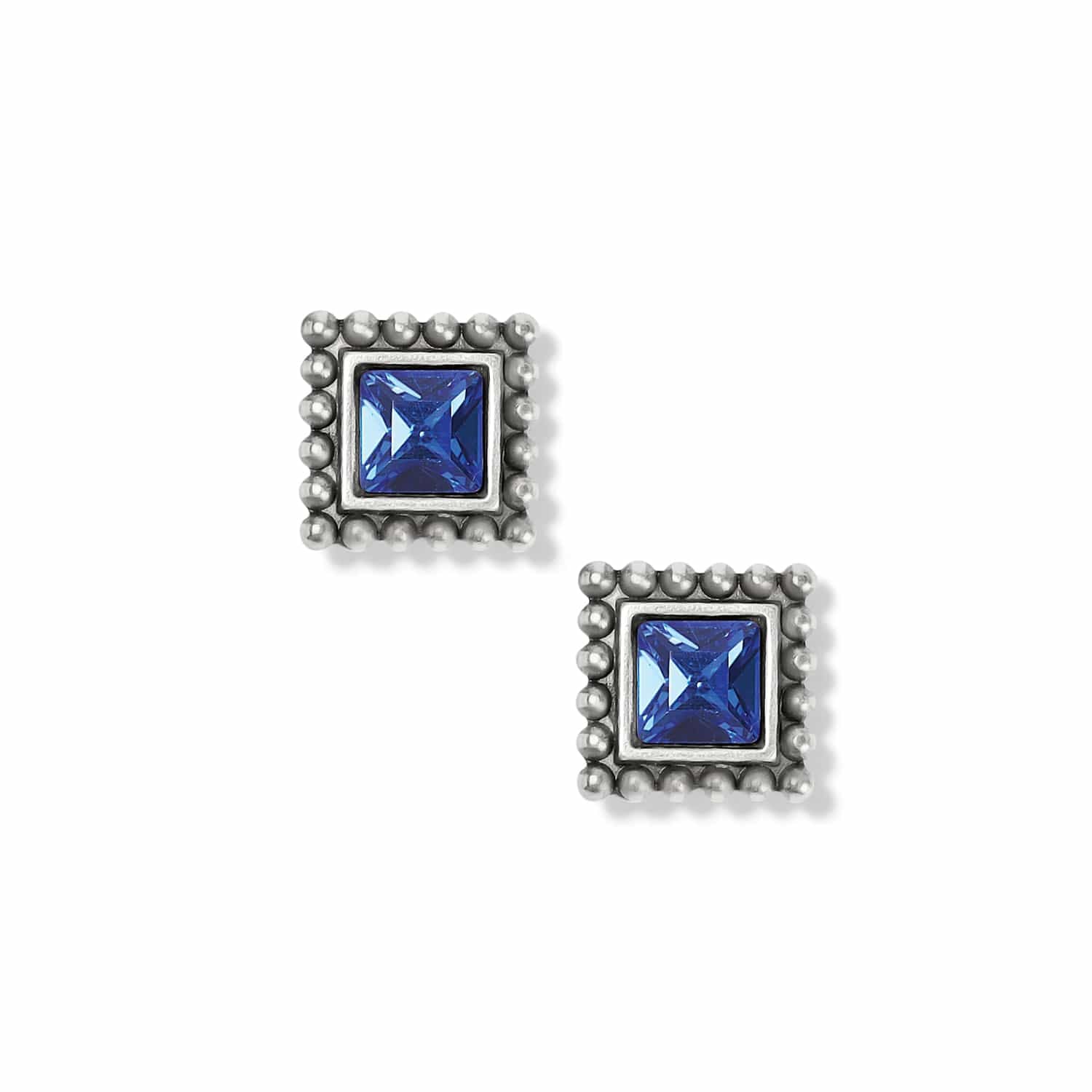 Sparkle Square Mini Post Earrings - Image 10