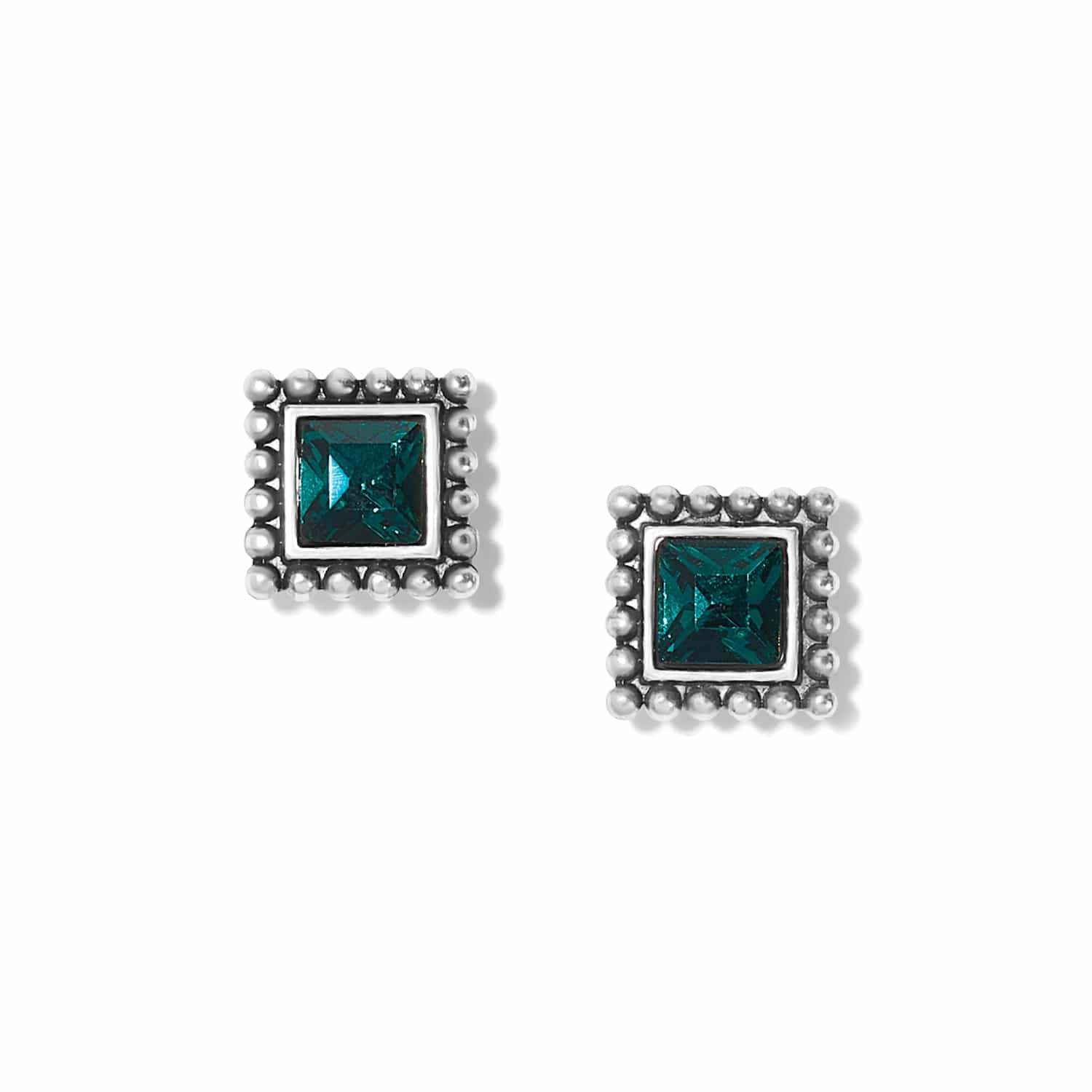 Sparkle Square Mini Post Earrings - Image 8