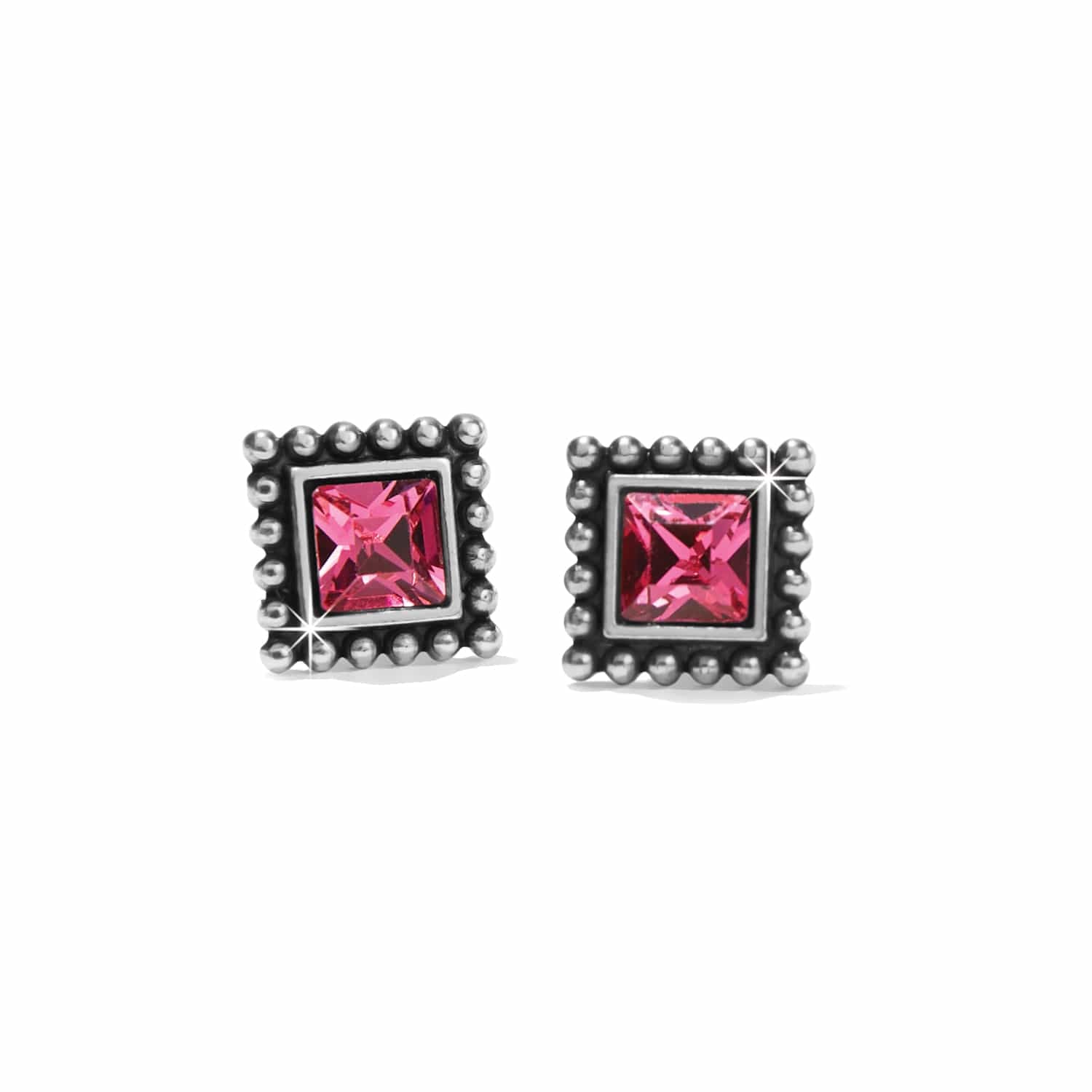 Sparkle Square Mini Post Earrings - Image 11