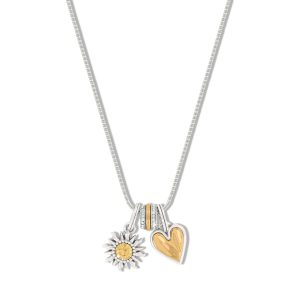 Summer Heart Charm Necklace
