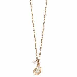 Sunset Cove Oyster Duo Necklace