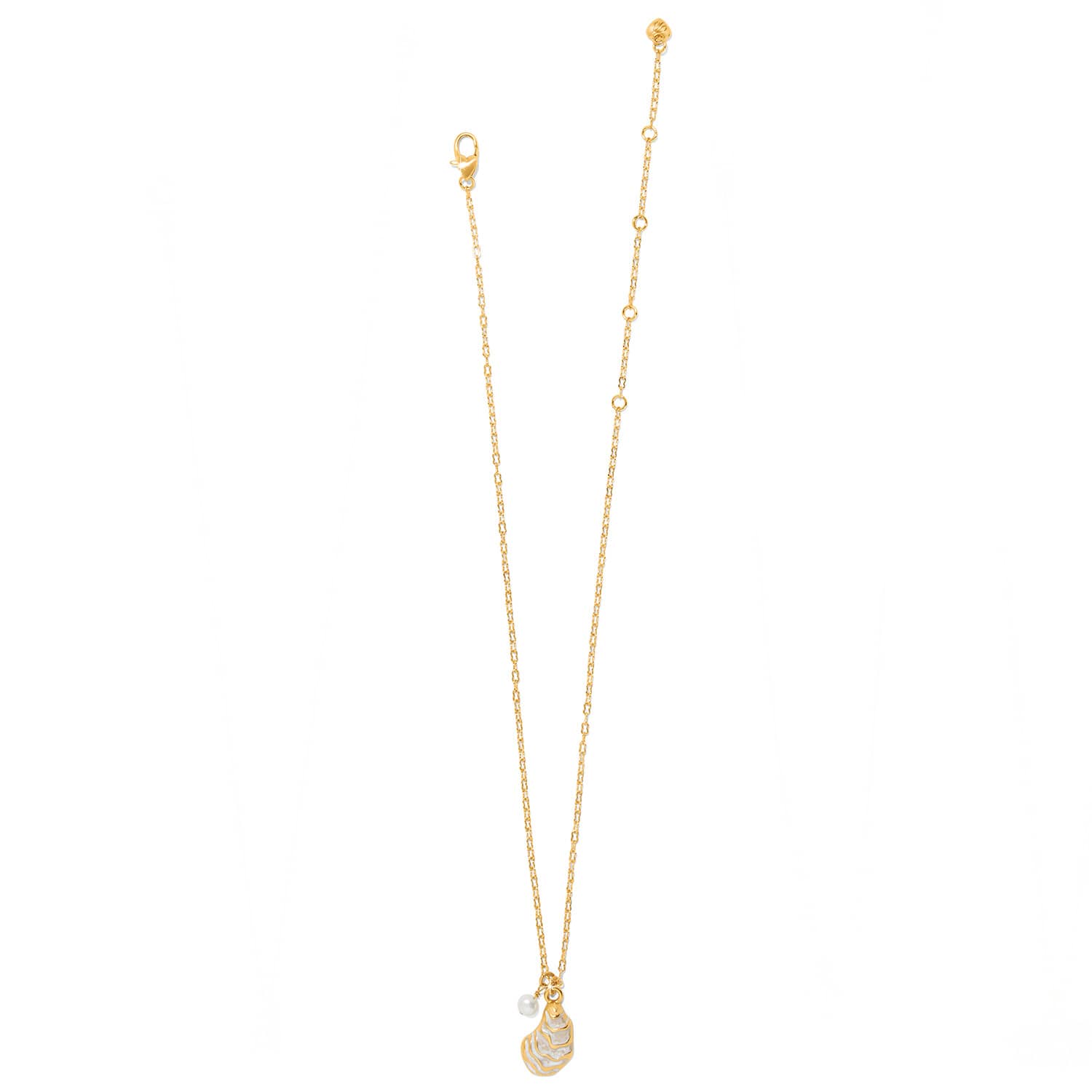 Sunset Cove Oyster Duo Necklace - Image 2
