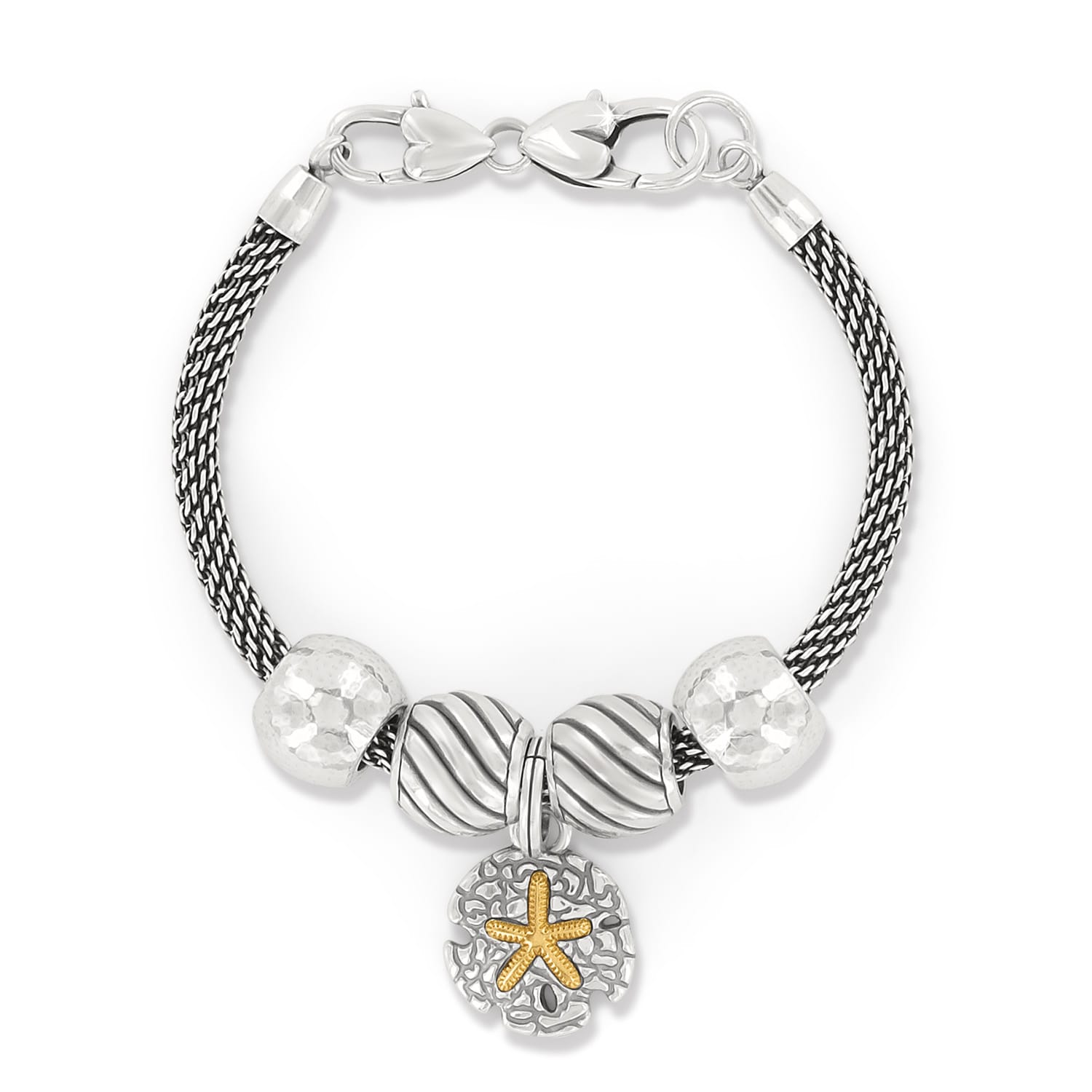 Sunset Cove Sand Dollar Charm Bracelet